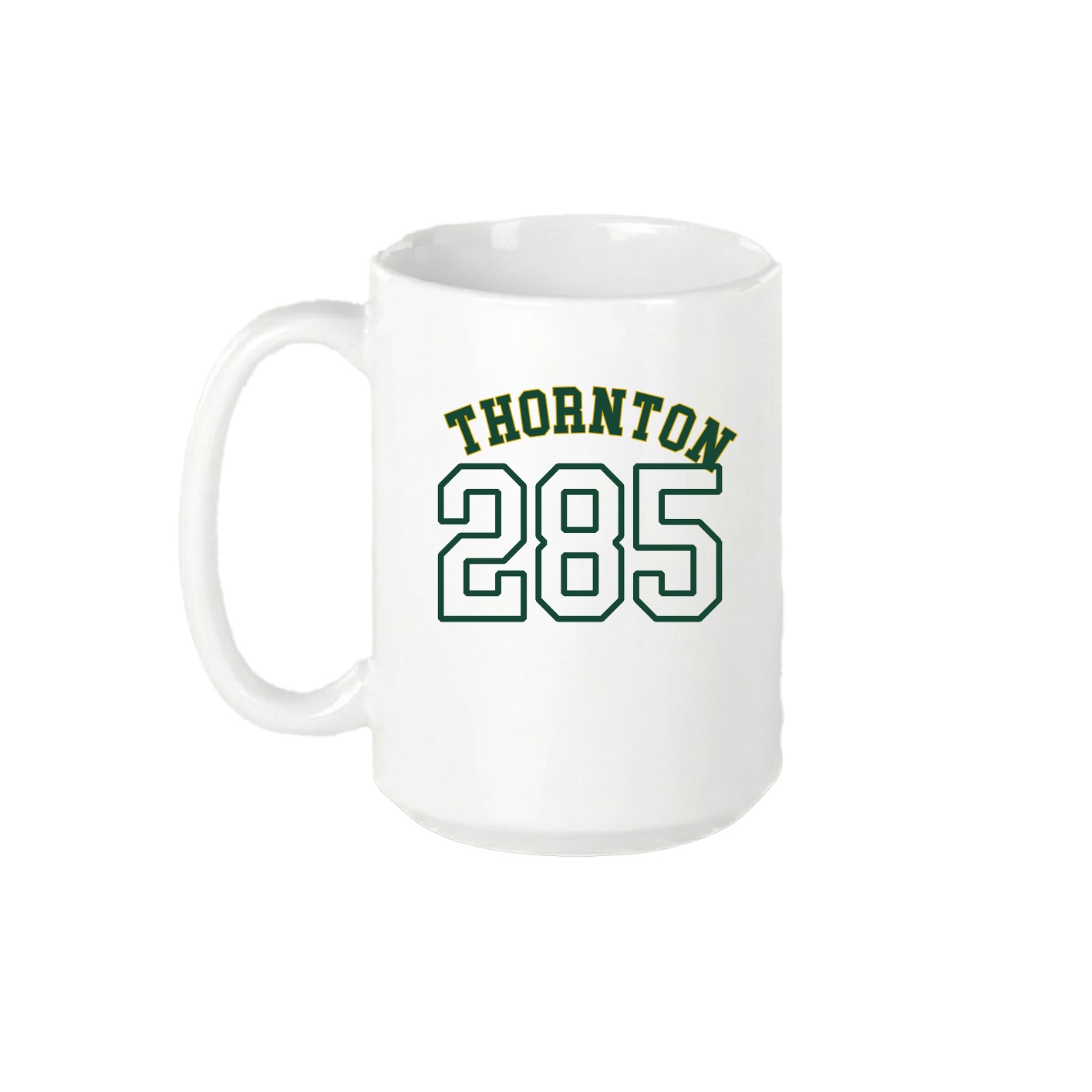 15oz Coffee Mug — Shirsey Arch in White