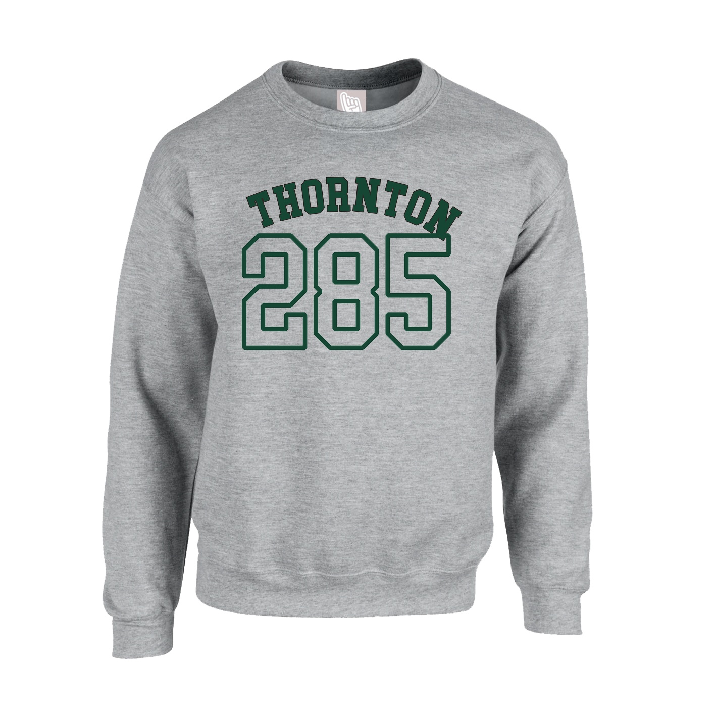 Fleece Crew — Shirsey Arch in Grey