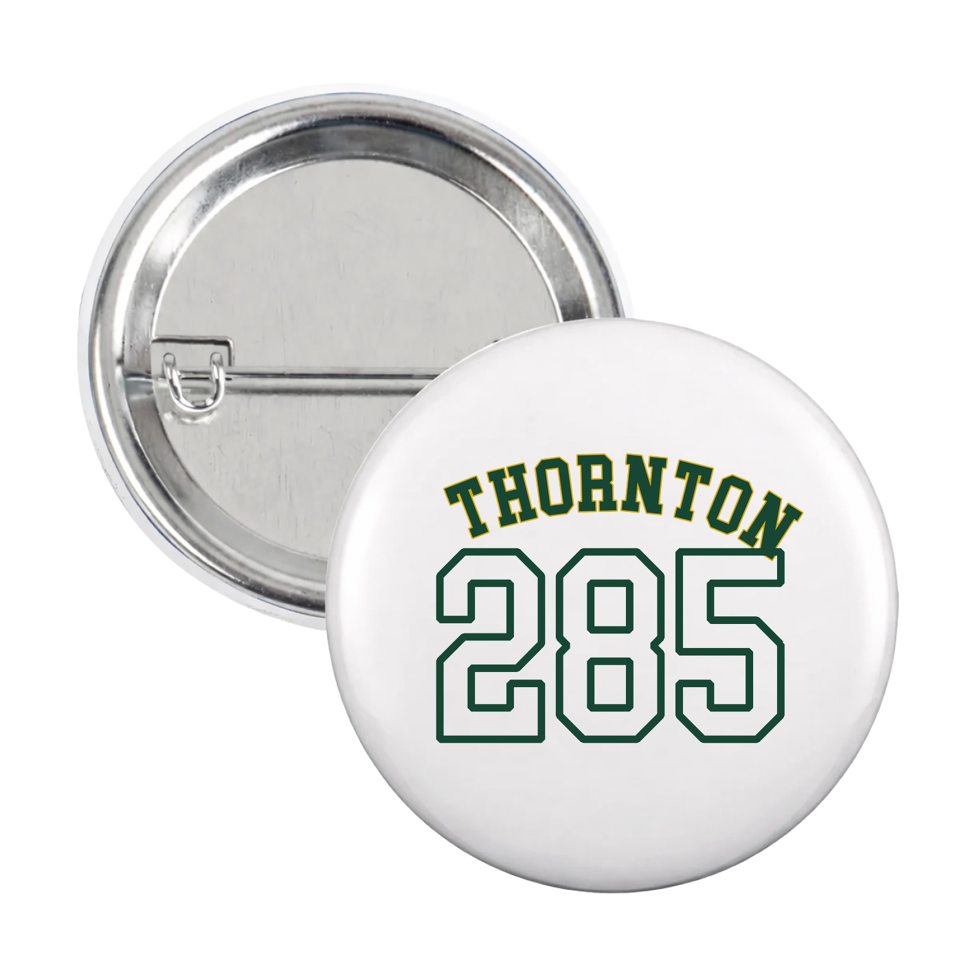 Game Day Button — Shirsey Arch in White