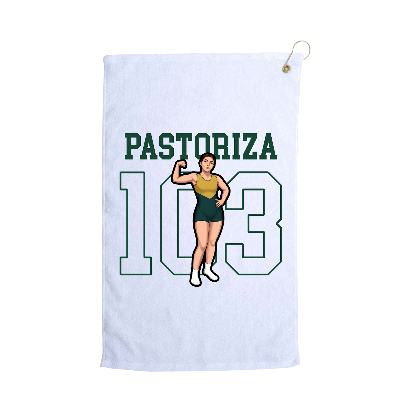Golf Towel — Shirsey in White