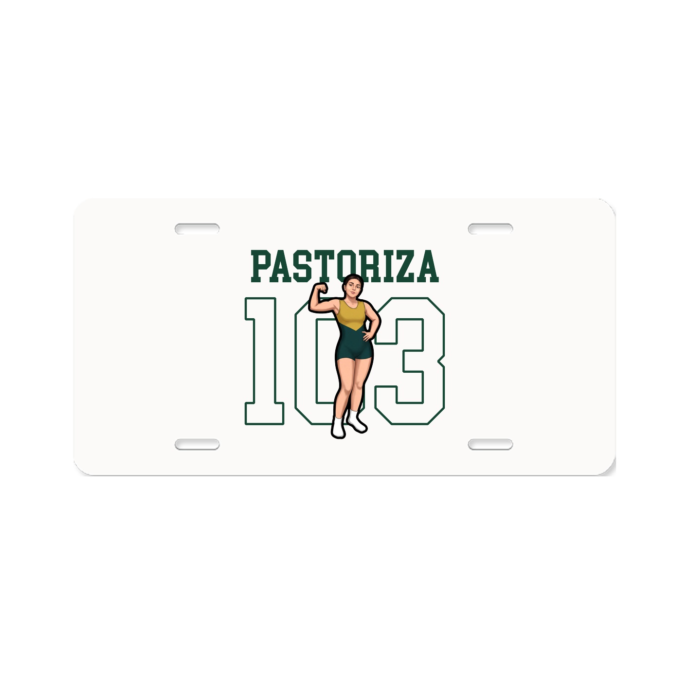 License Plate — Shirsey in Classic