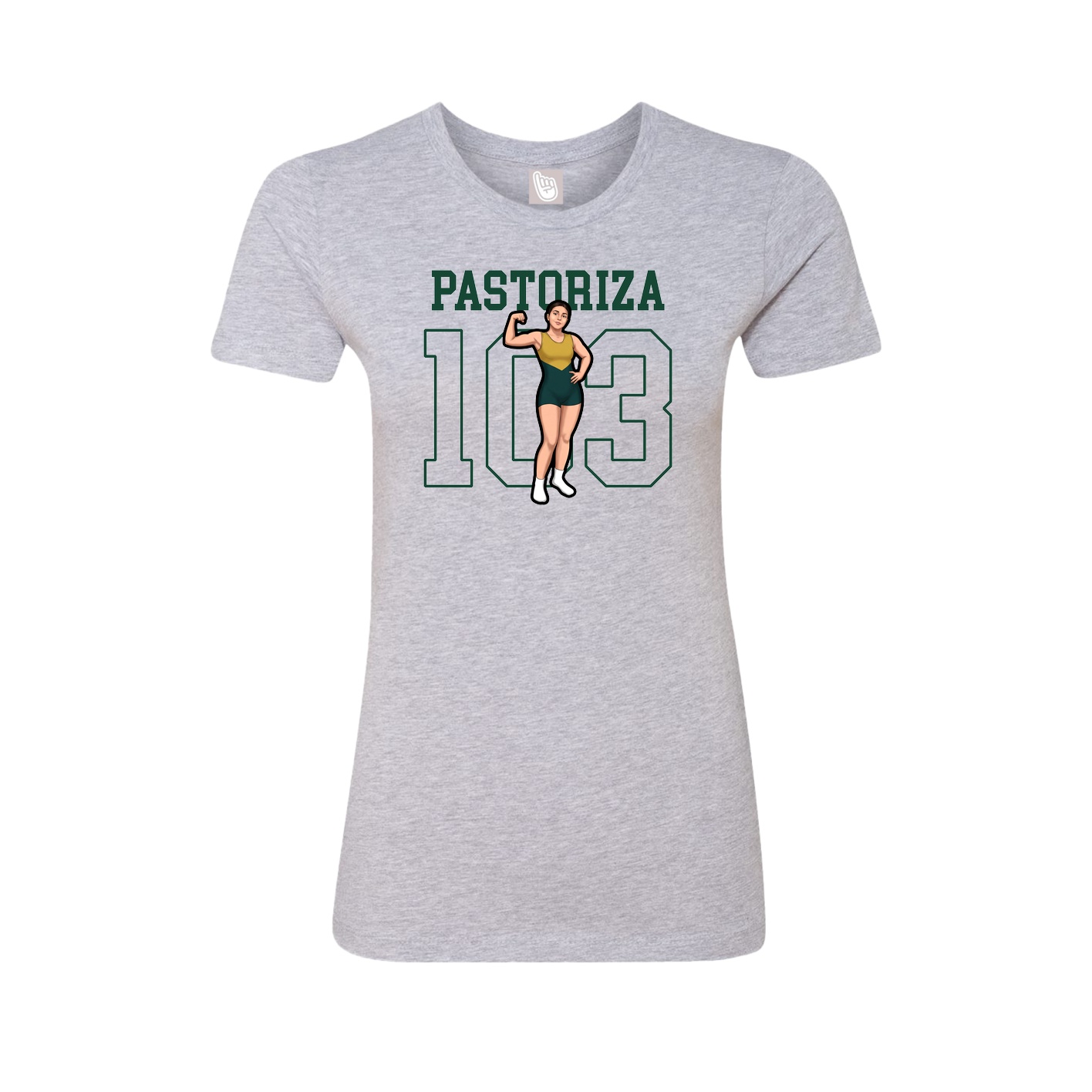 Fitted Women's Tee — Shirsey in Grey
