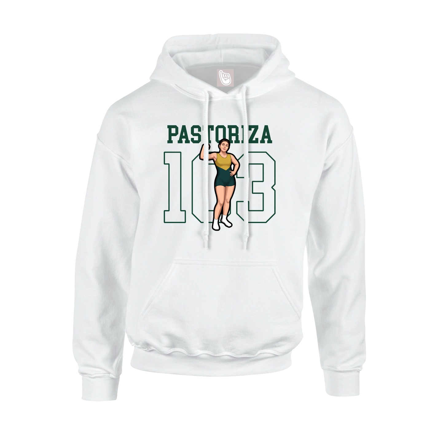 Hoodie — Shirsey in White