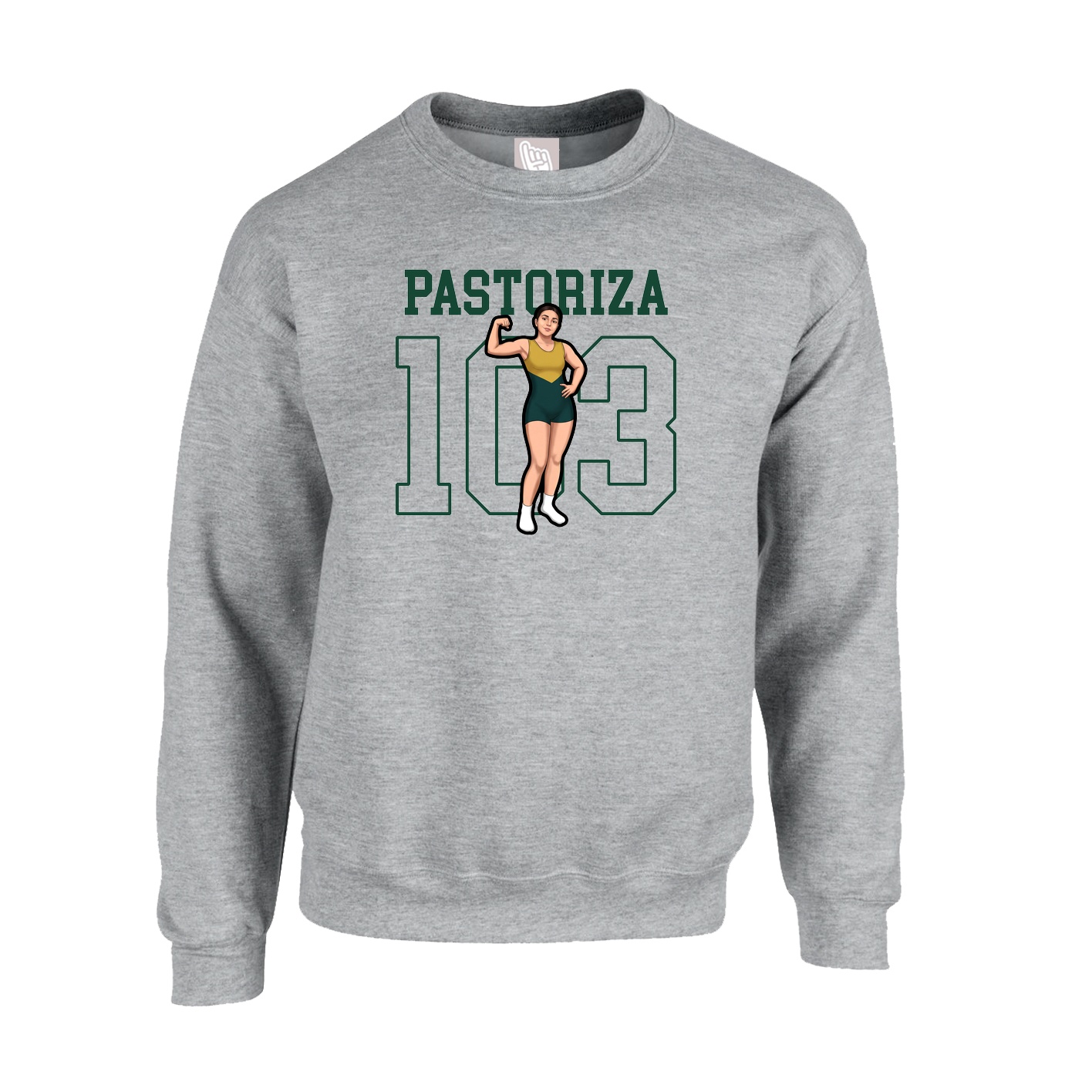 Fleece Crew — Shirsey in Grey