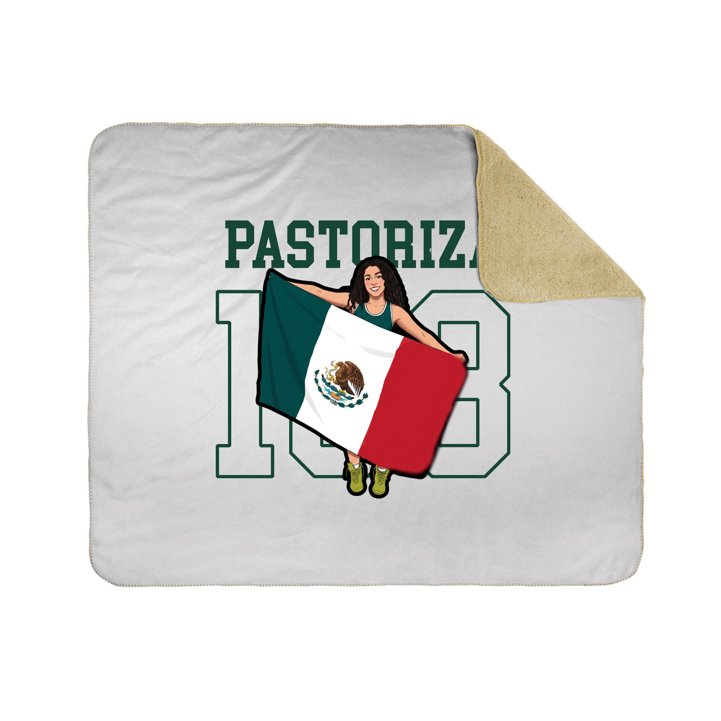 Throw Blanket — Shirsey in White