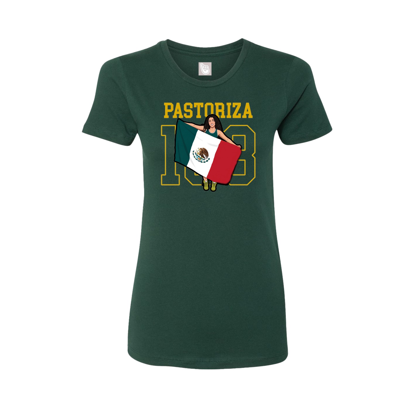Fitted Women's Tee — Shirsey in Green