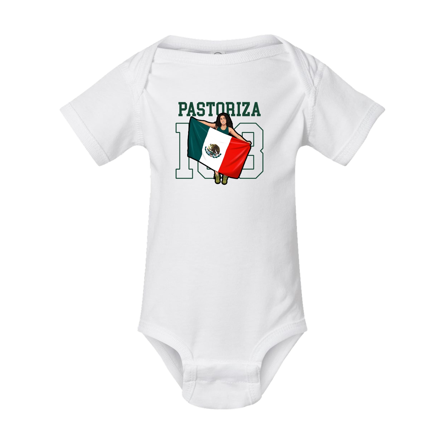 Baby Onesie — Shirsey in White