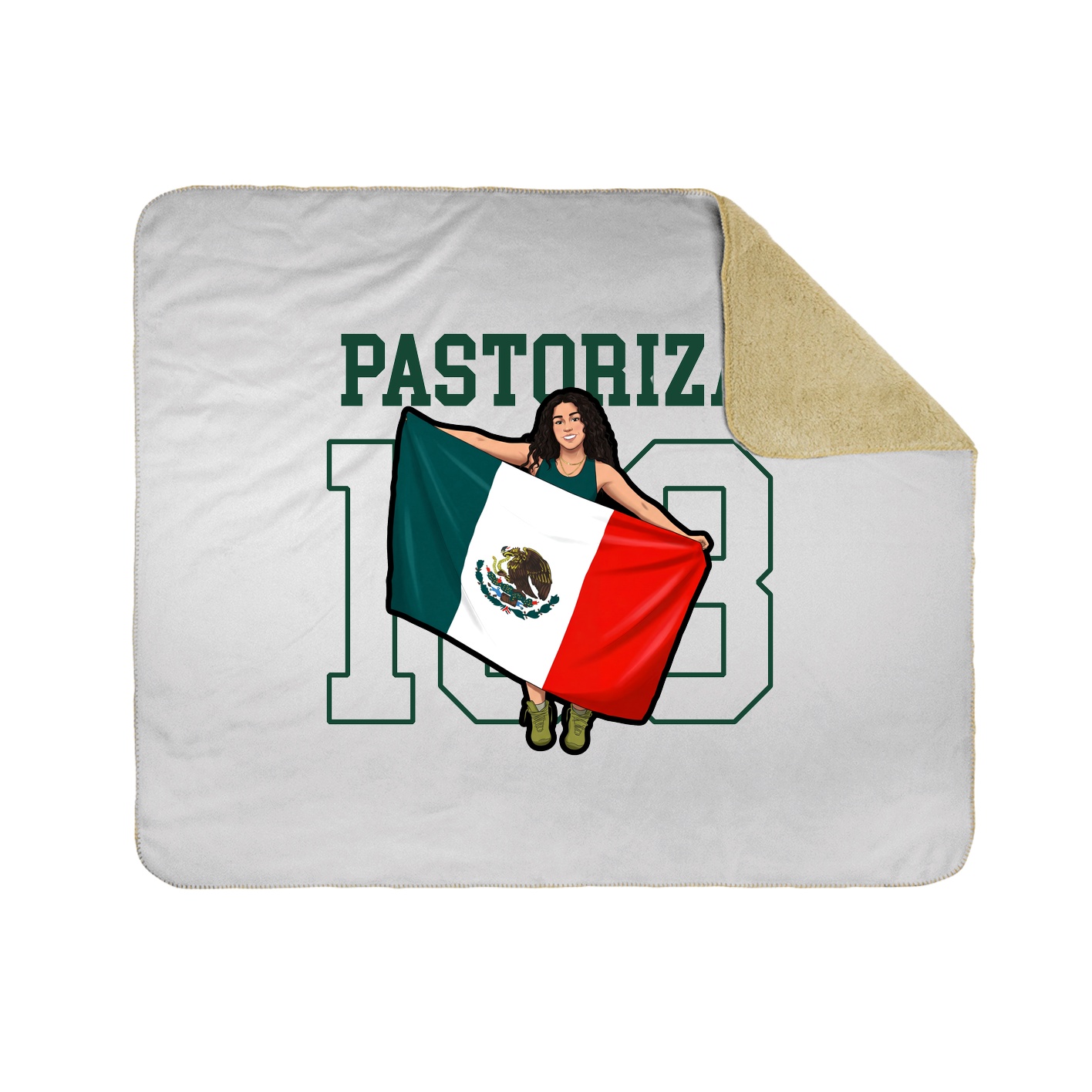 Throw Blanket — Shirsey in White