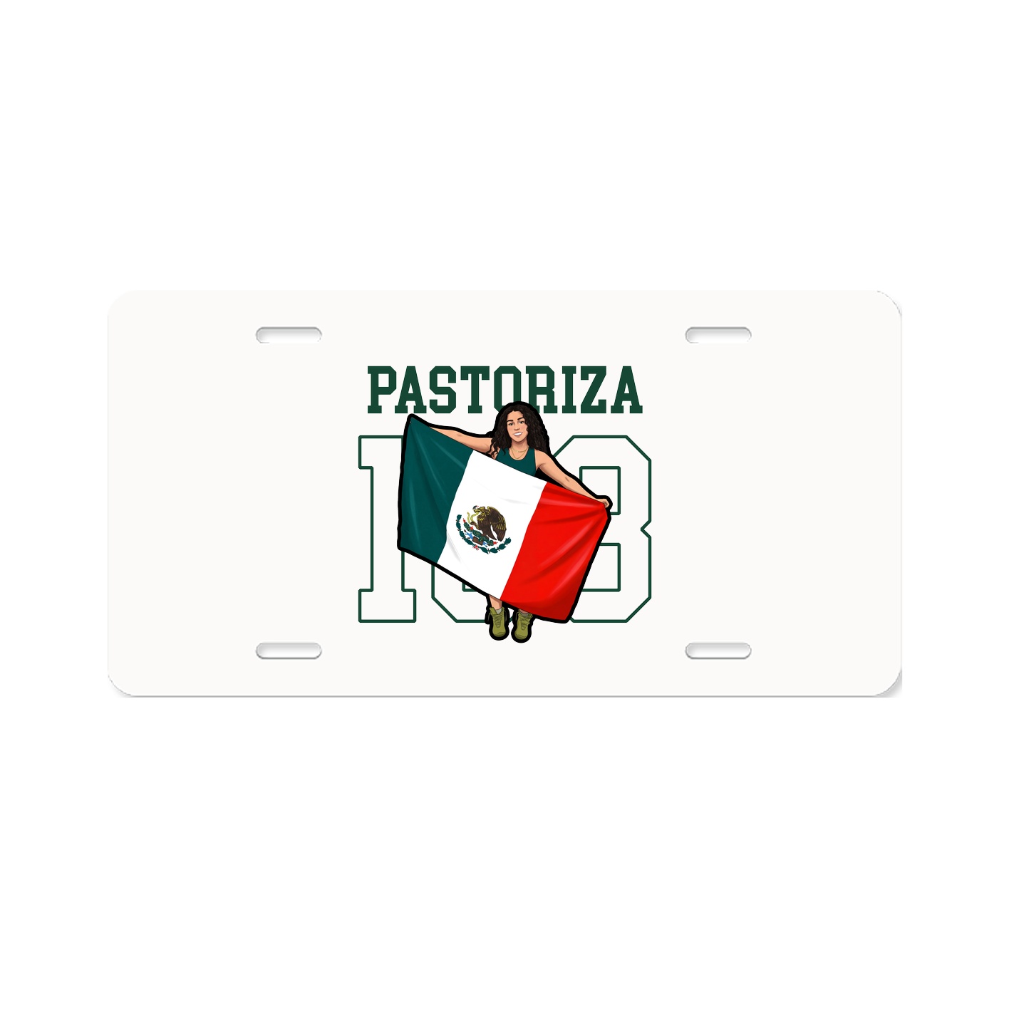 License Plate — Shirsey in Classic