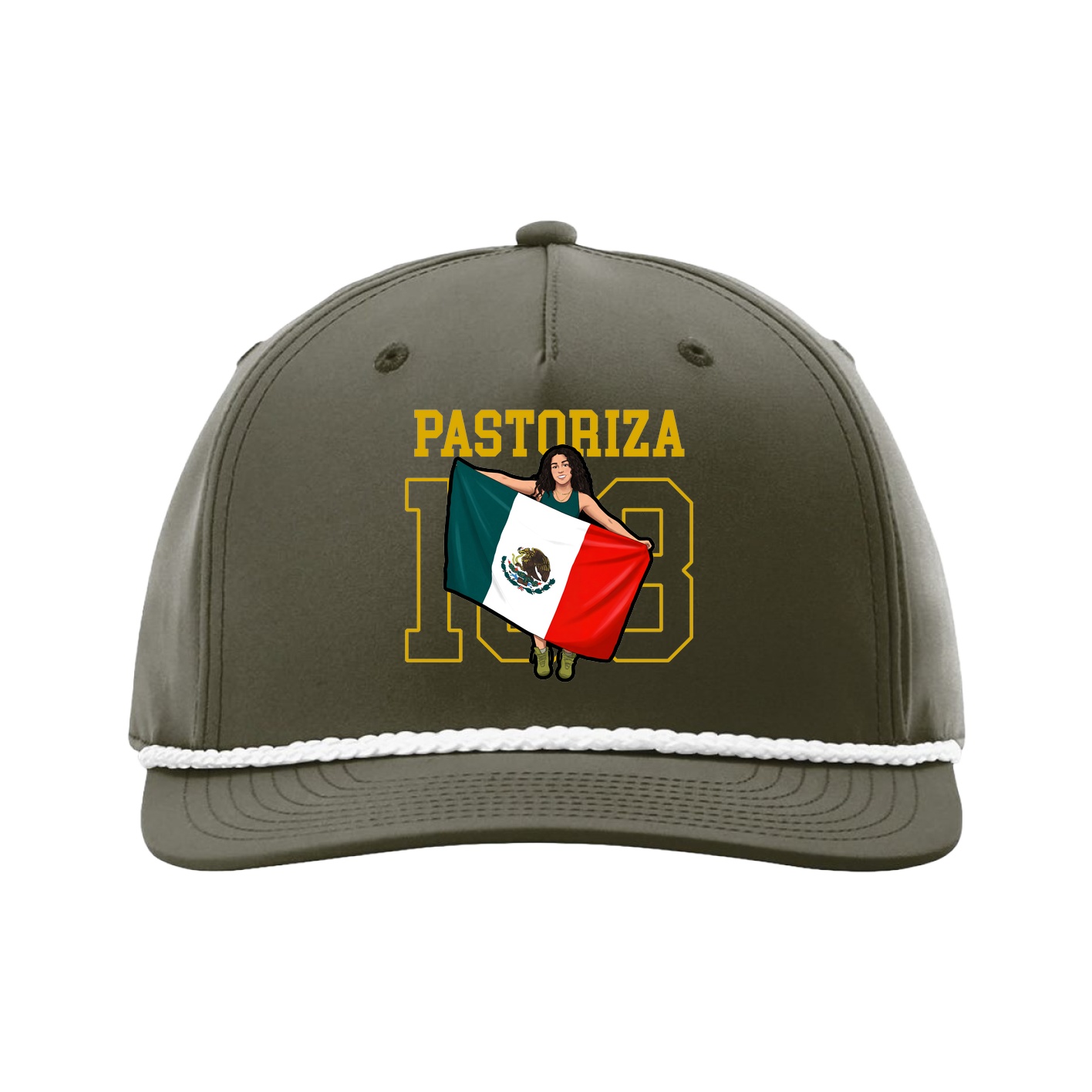 Five-Panel Classic Rope Cap — Shirsey in Green