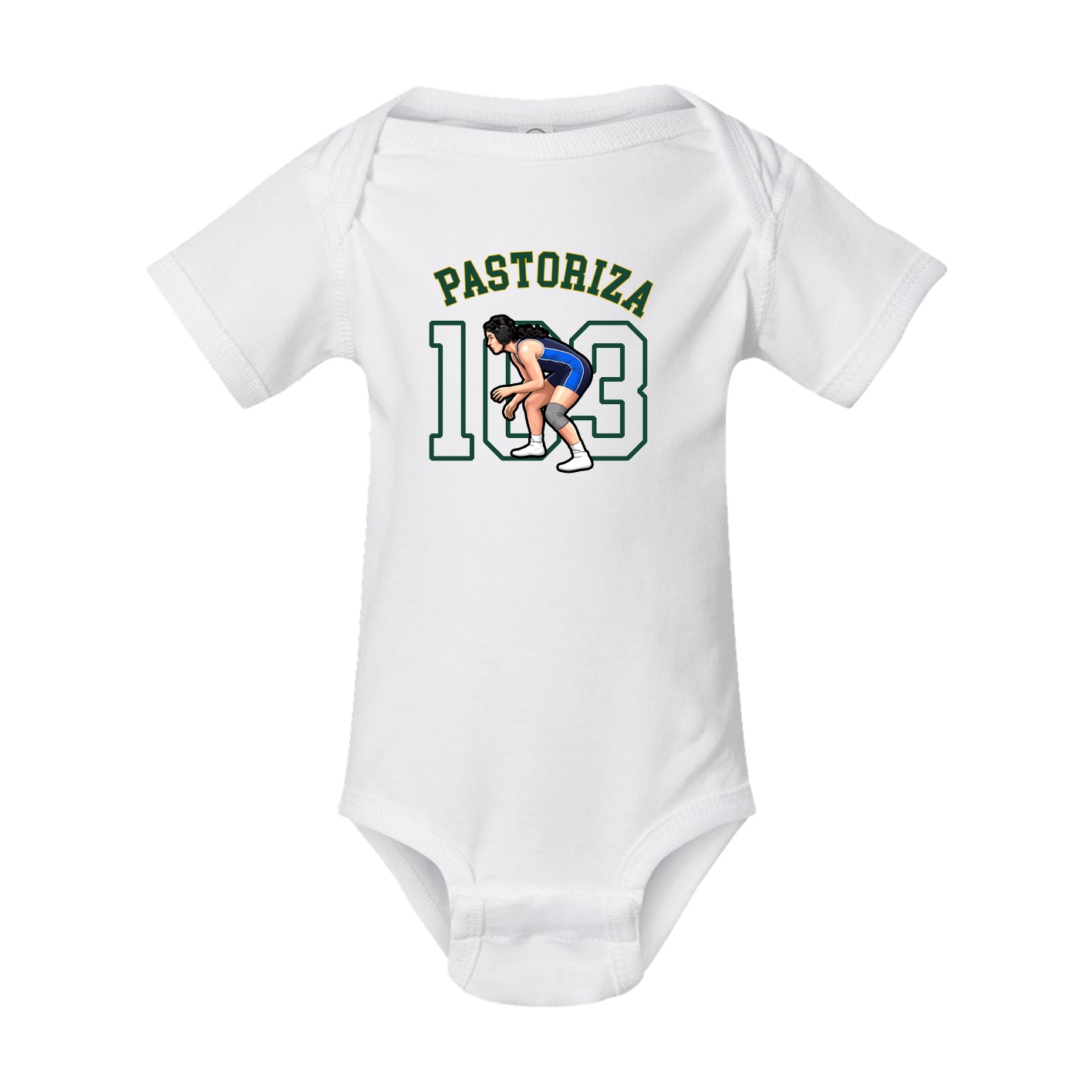 Baby Onesie — Shirsey Arch in White