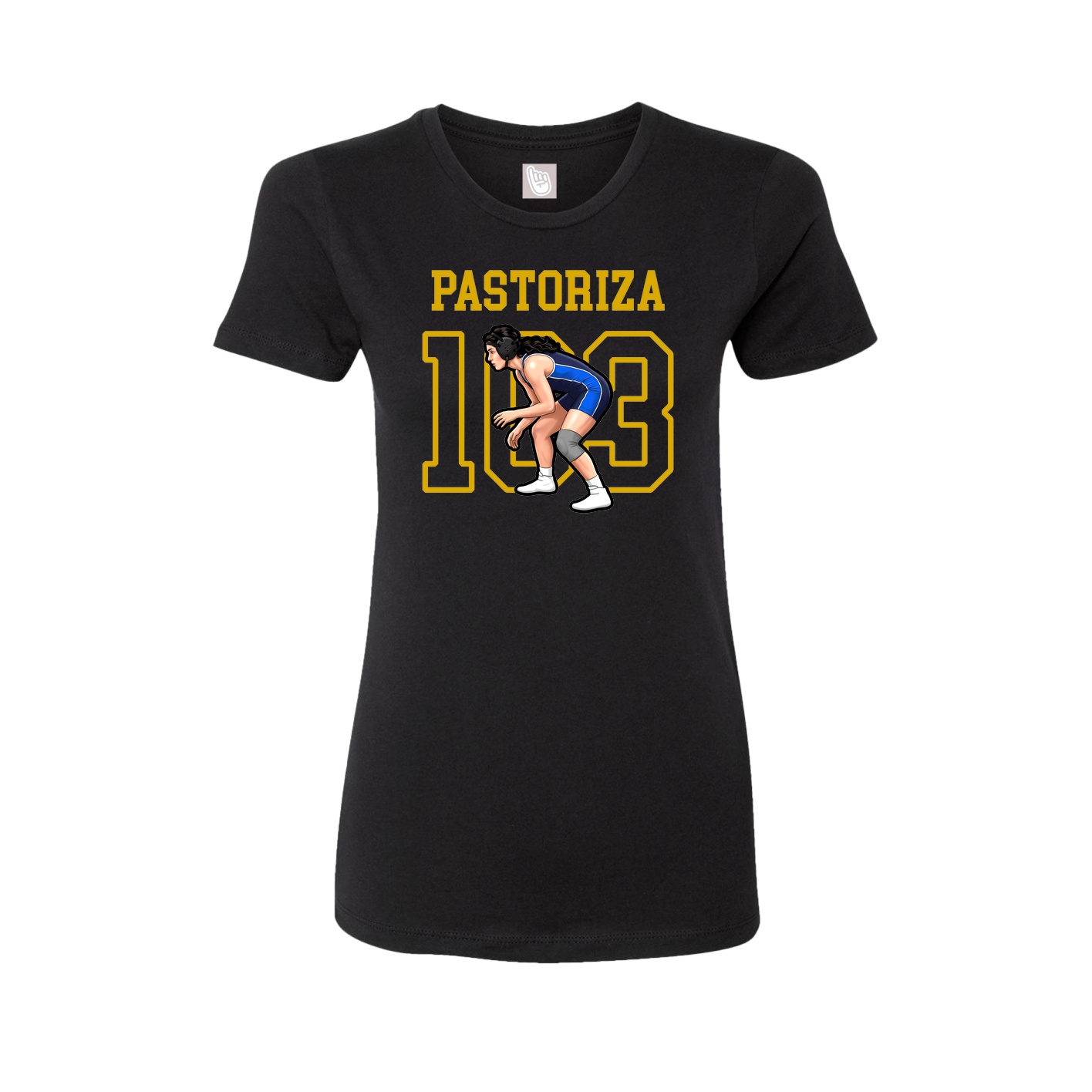 Fitted Women's Tee — Shirsey in Black
