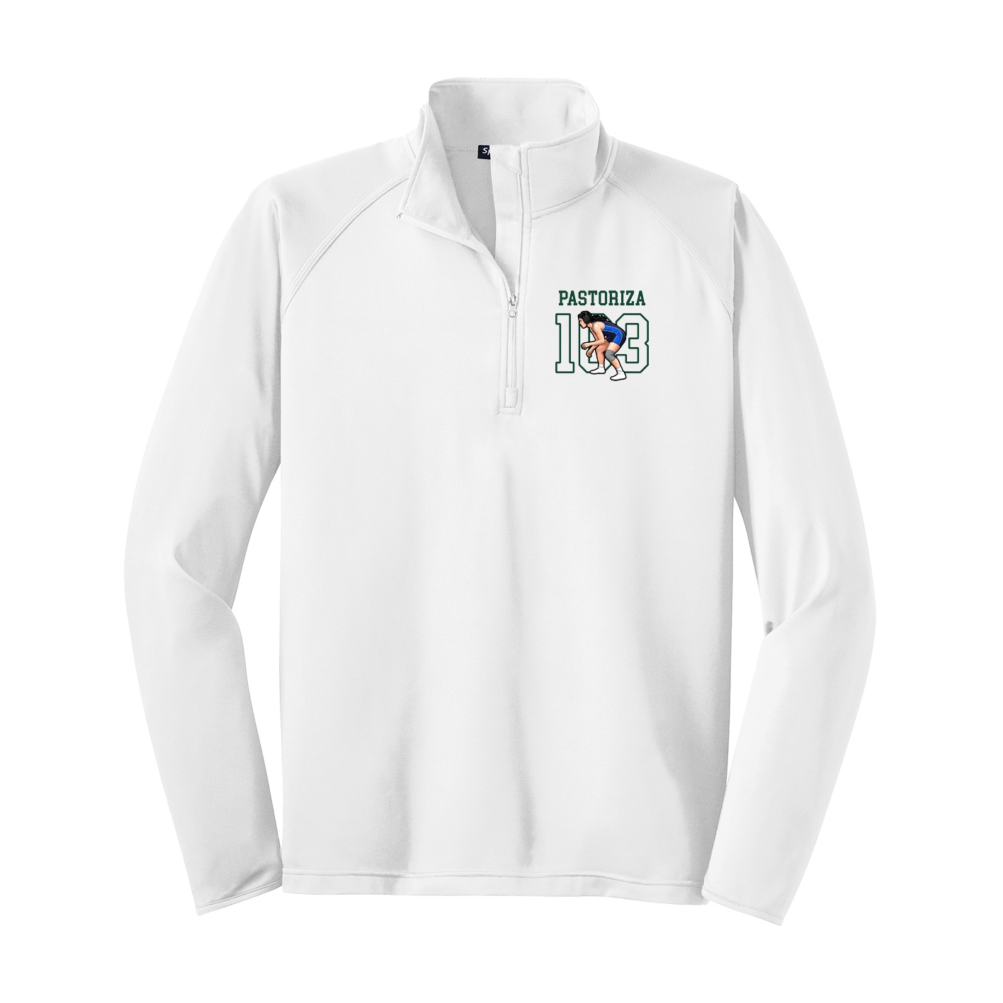 Q-Zip Pullover — Shirsey in White