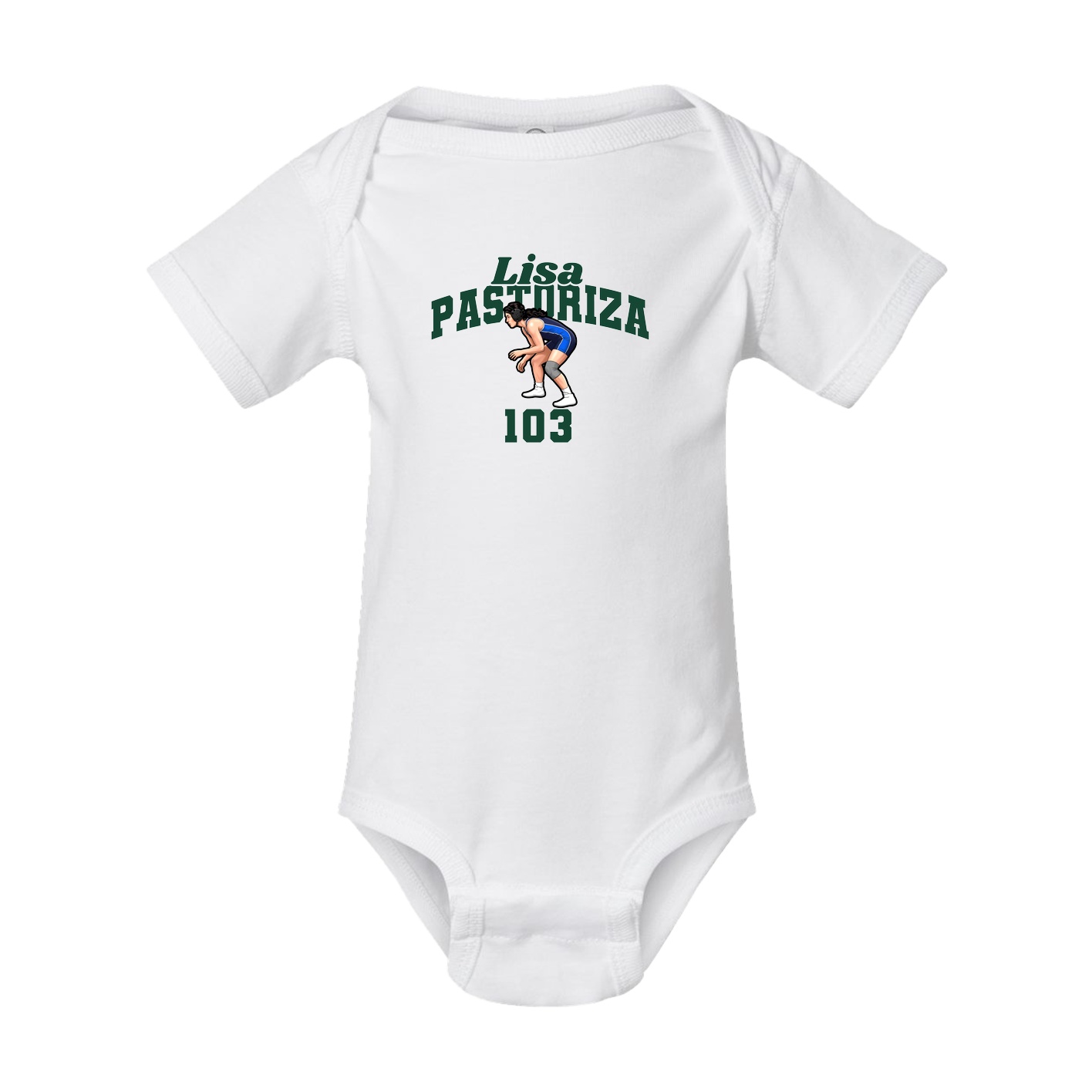 Baby Onesie — Signature Arch in White