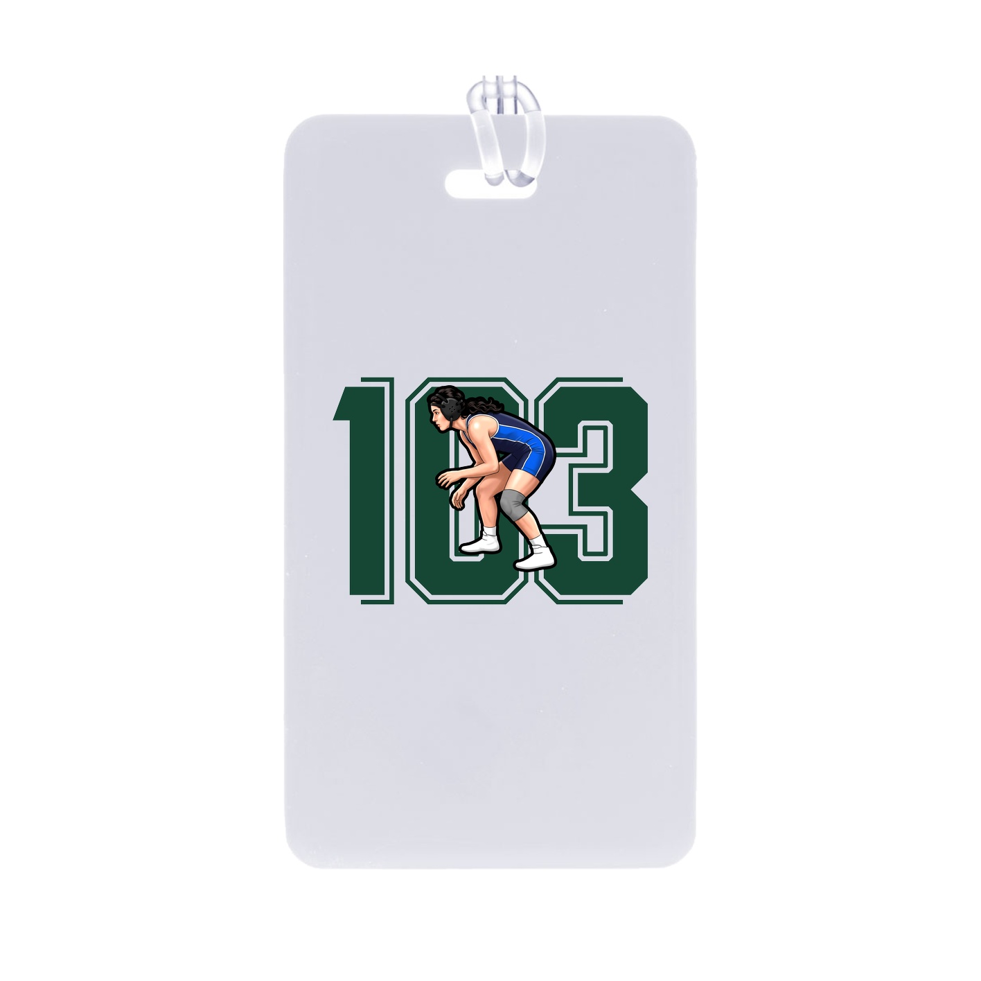 Bag Tag — Number in Classic