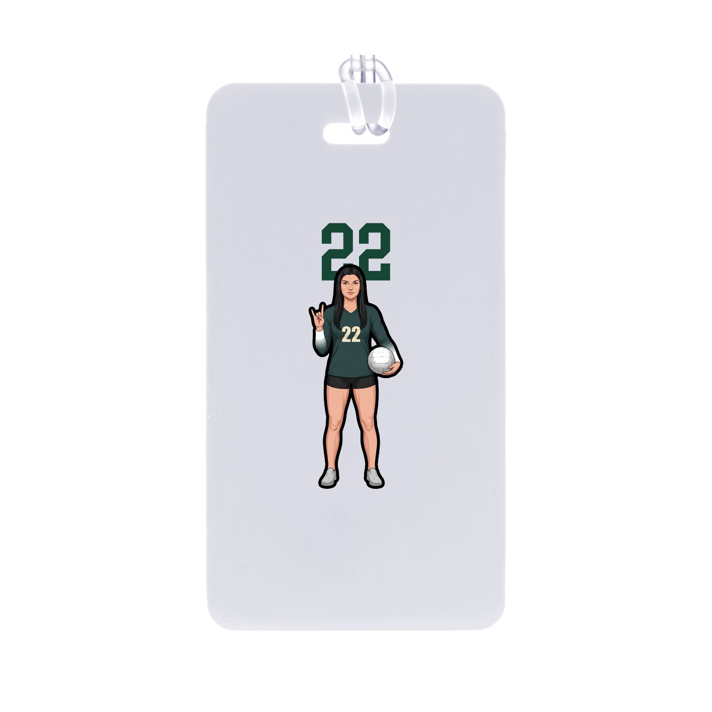 Bag Tag — Number Top in Classic