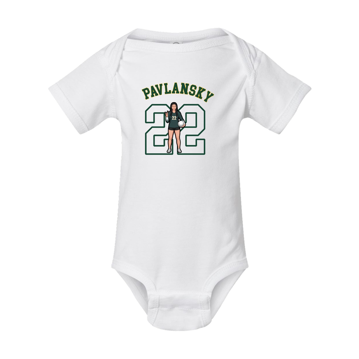 Baby Onesie — Shirsey Arch in White