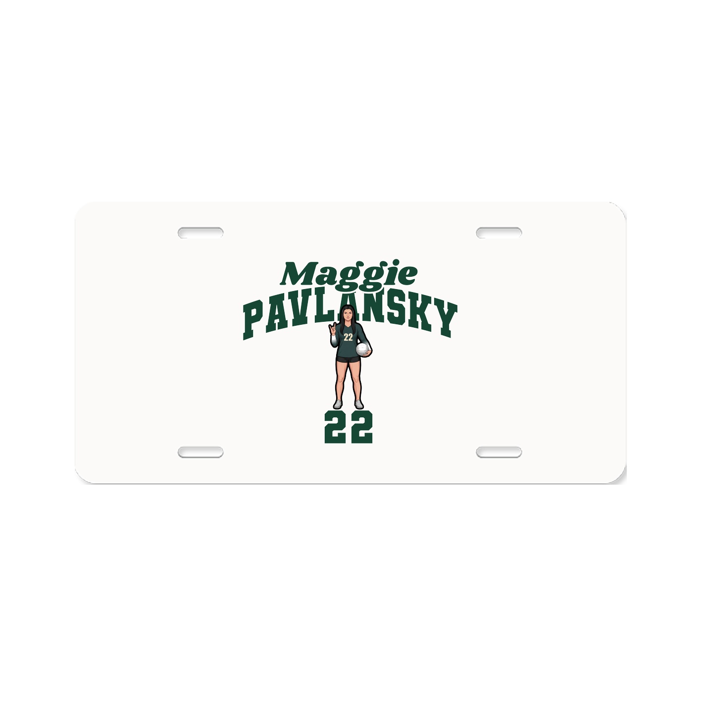 License Plate — Signature Arch in Classic