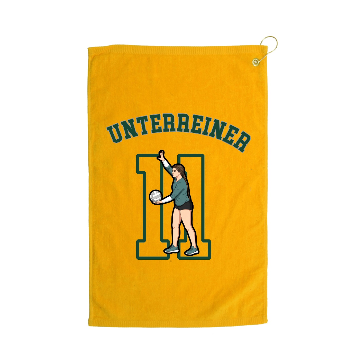Golf Towel — Shirsey Arch in Gold
