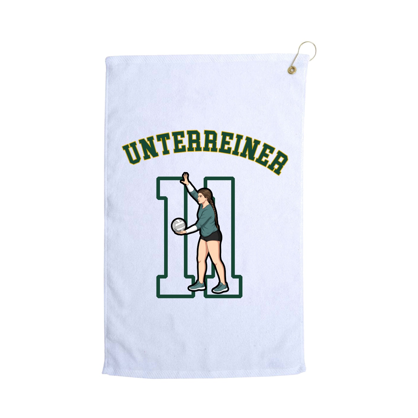 Golf Towel — Shirsey Arch in White