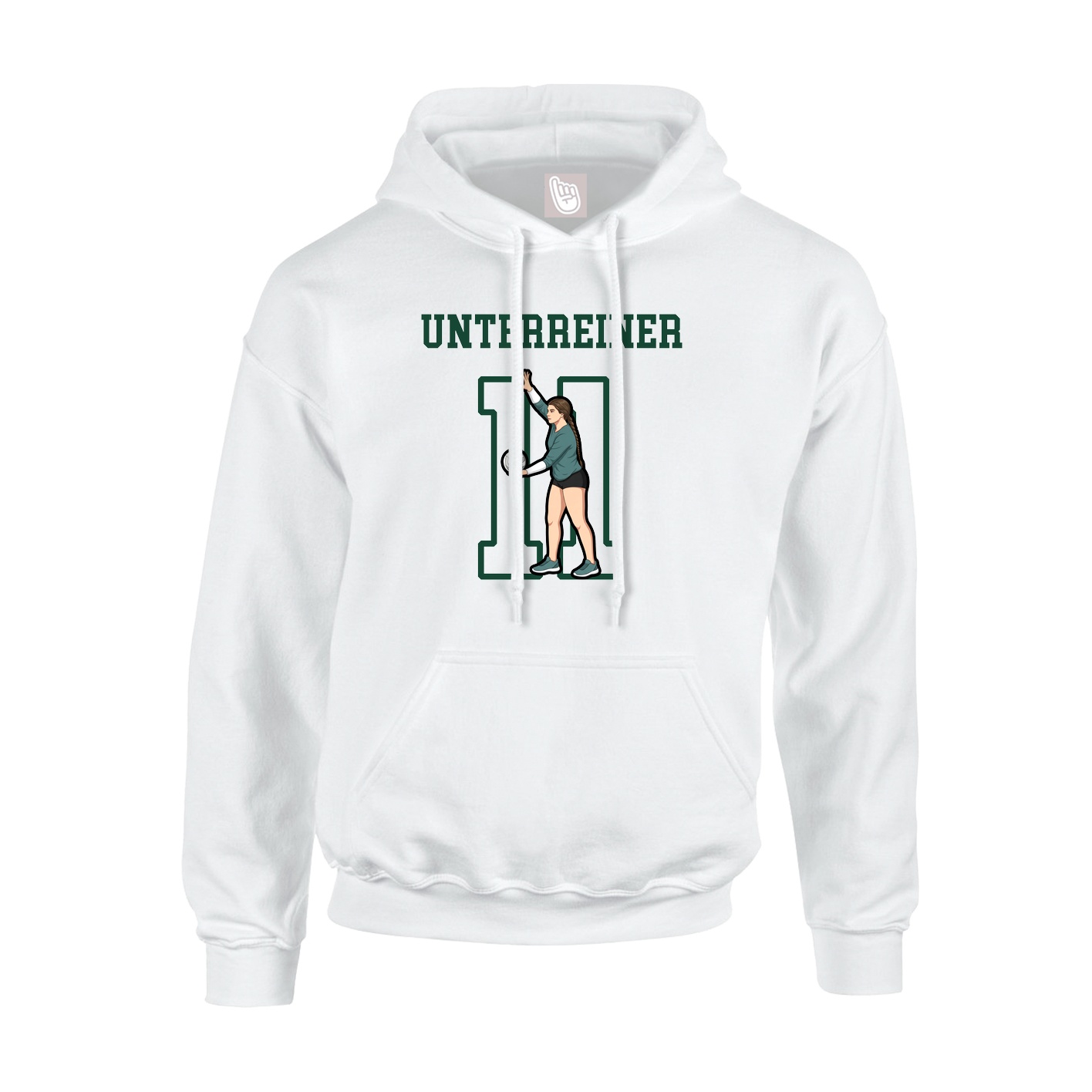 Youth Hoodie — Shirsey in White
