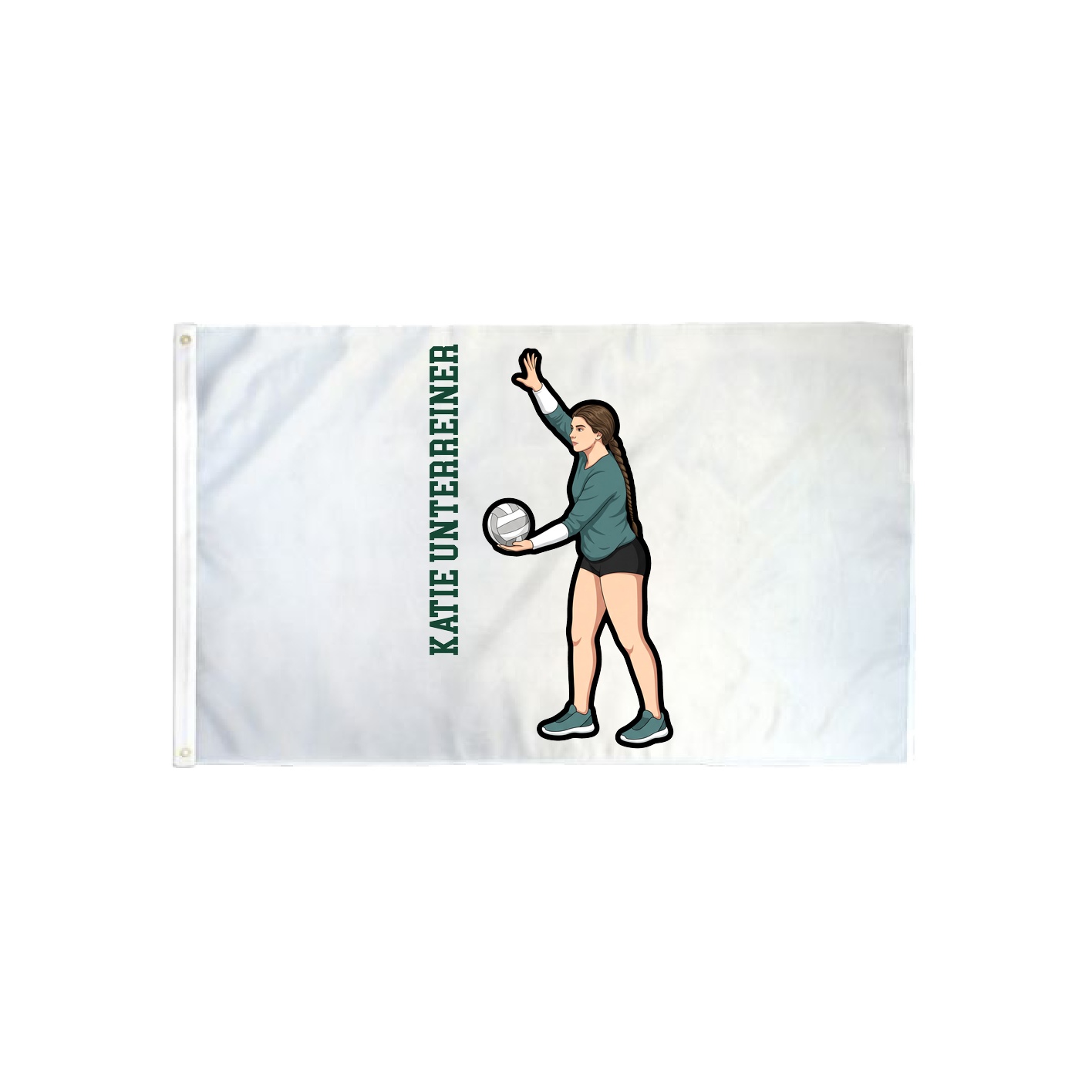 3x5 Flag — Name Vertical in Classic