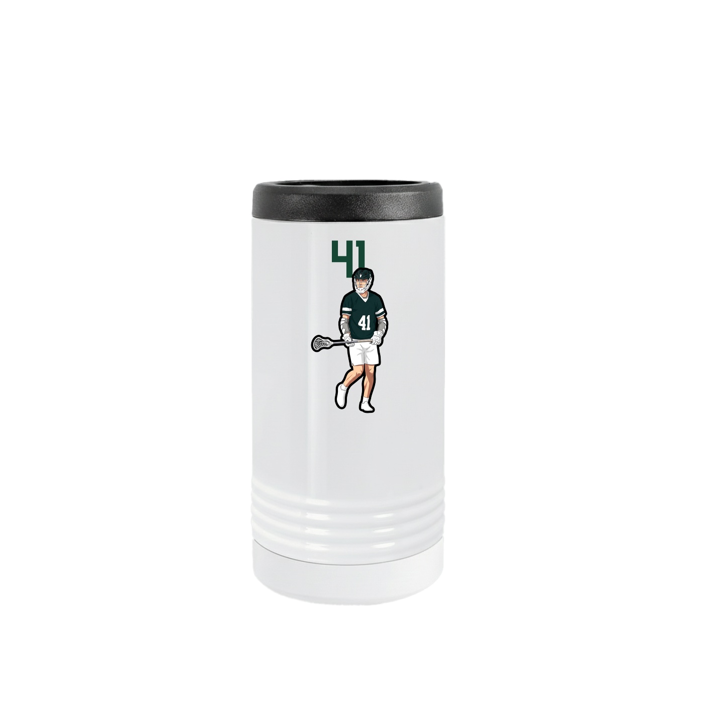Slim Beverage Holder — Number Top in White