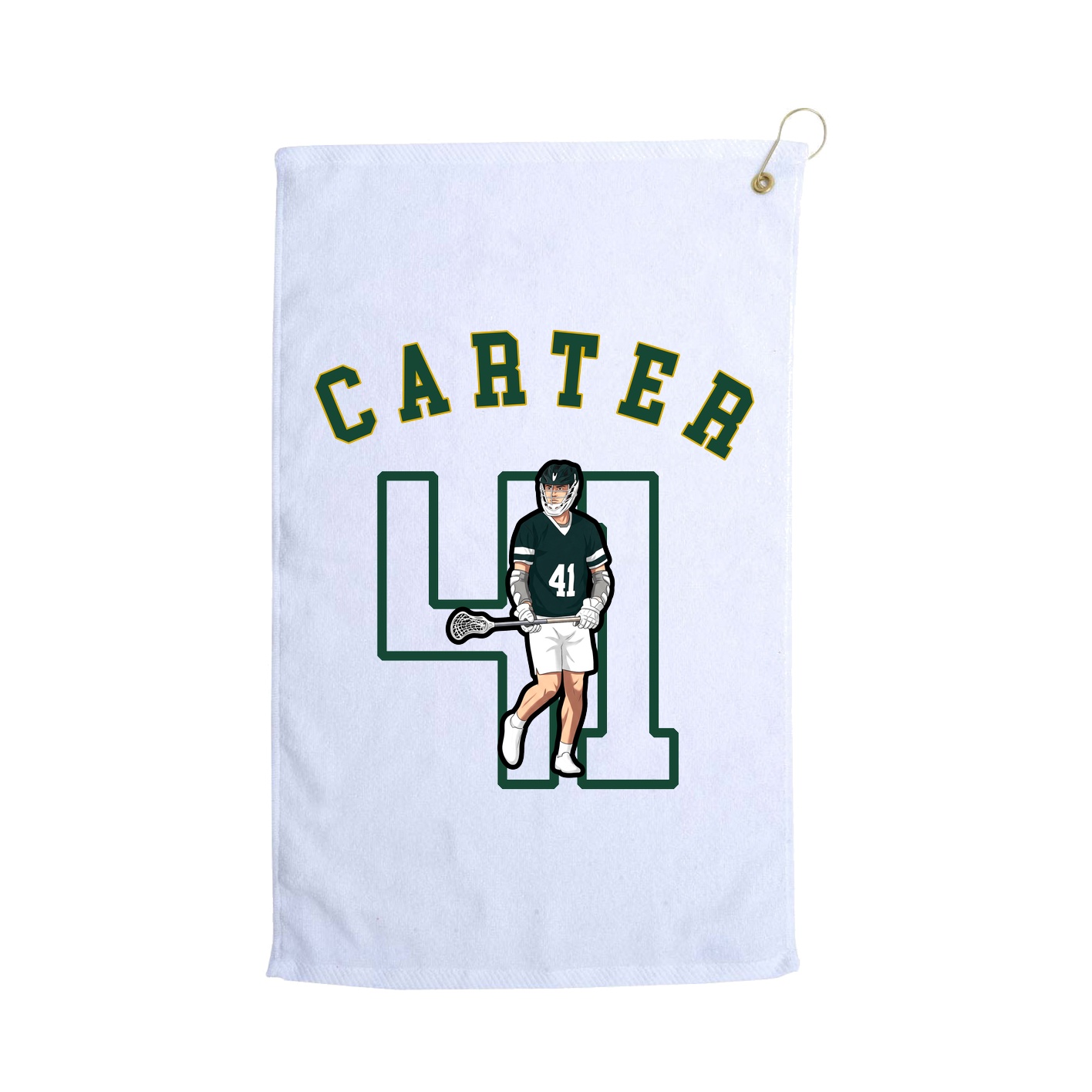 Golf Towel — Shirsey Arch in White
