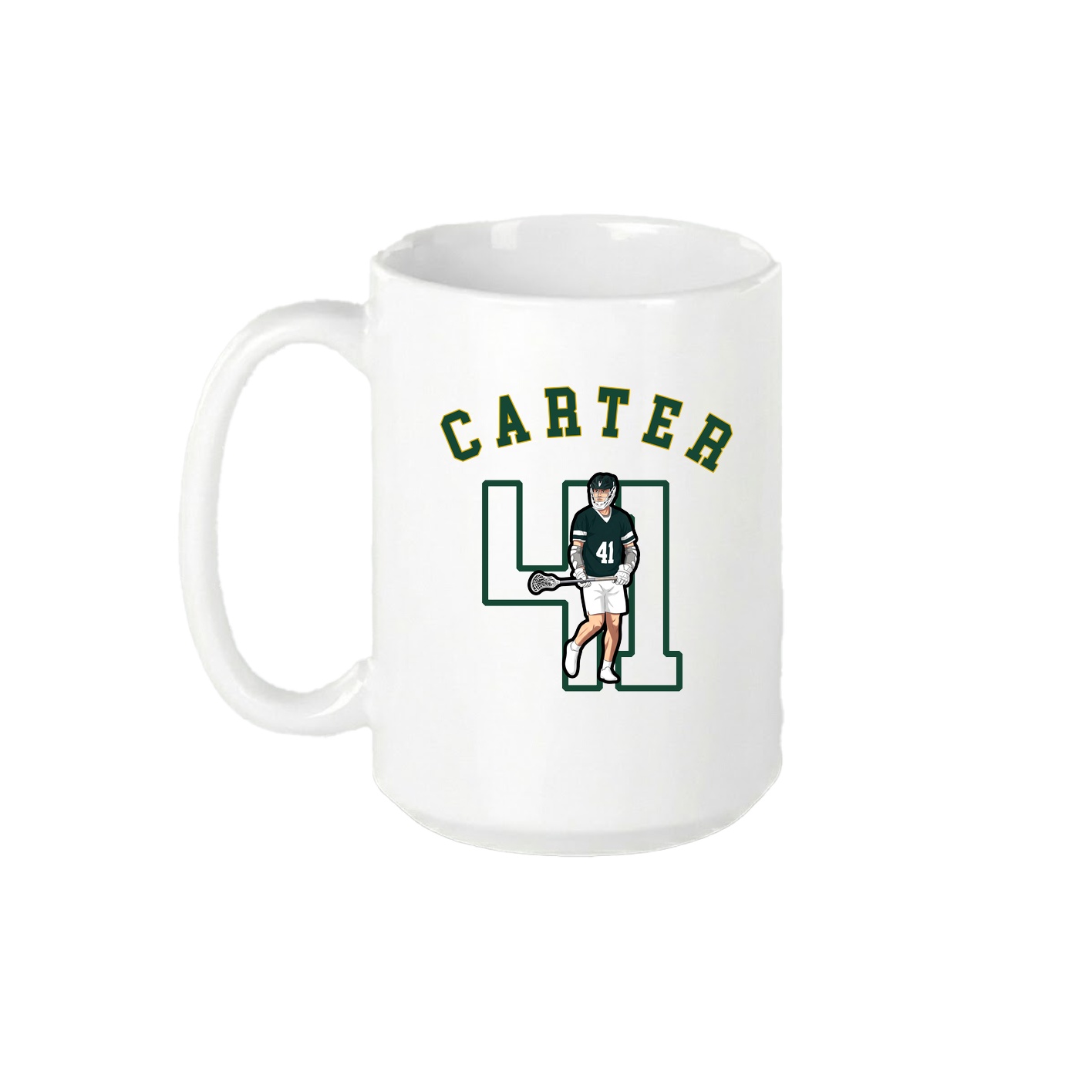 15oz Coffee Mug — Shirsey Arch in White