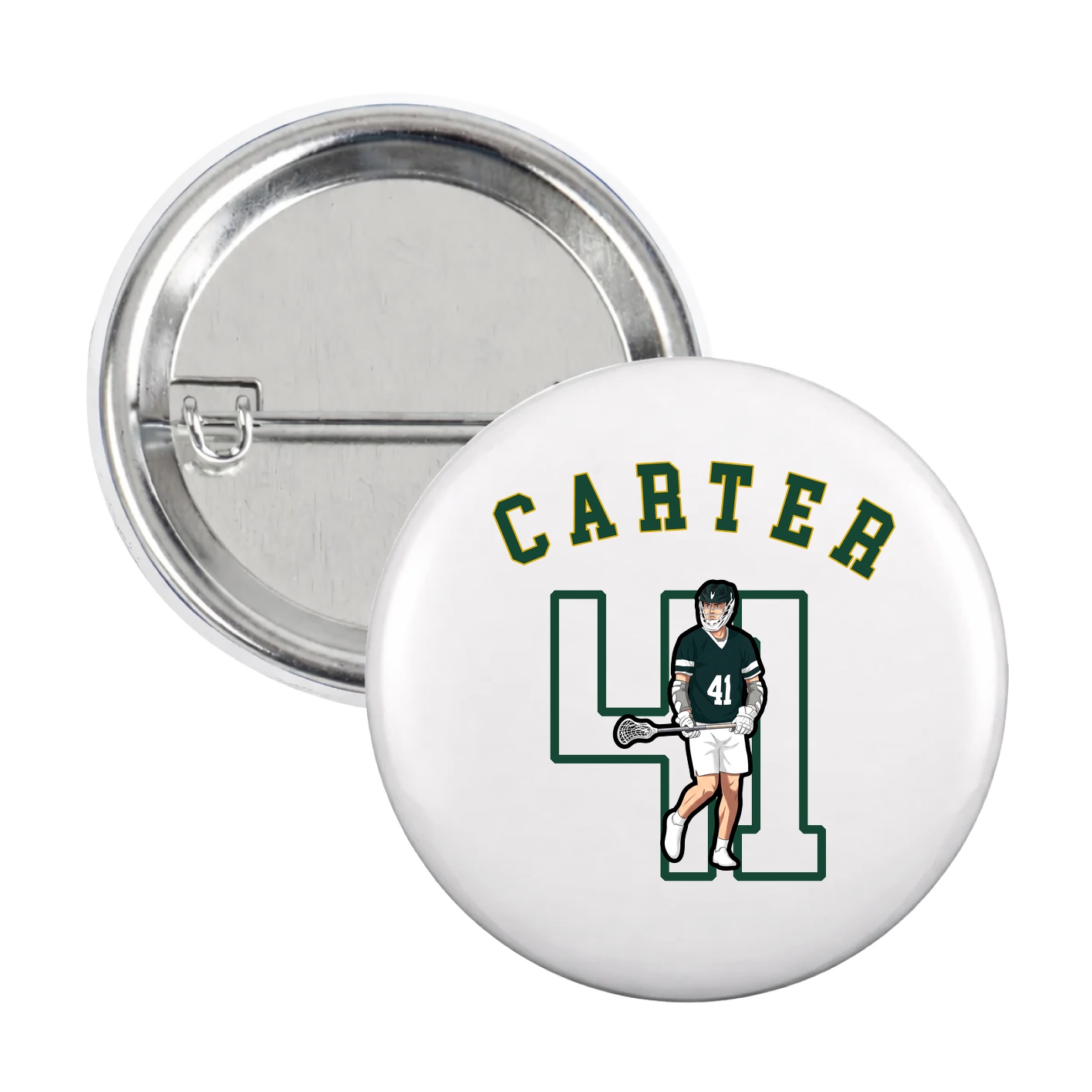 Game Day Button — Shirsey Arch in White