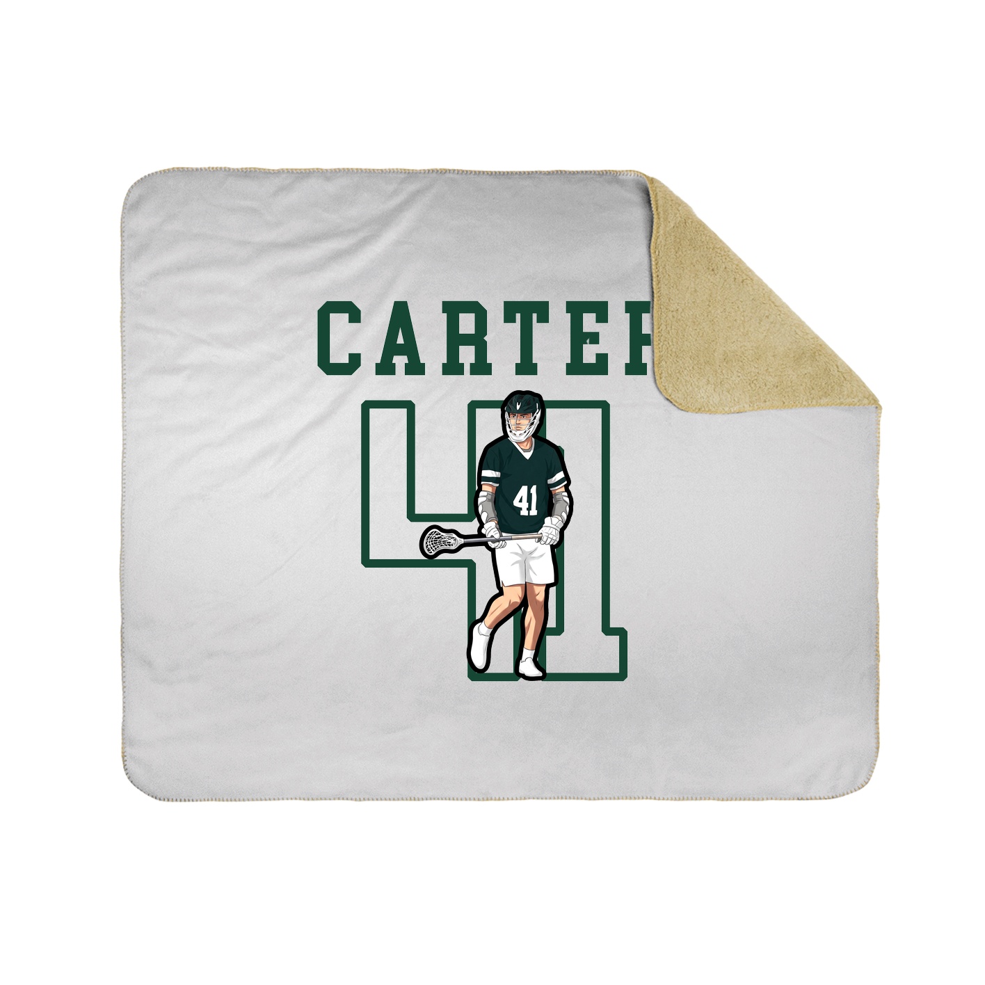 Throw Blanket — Shirsey in White