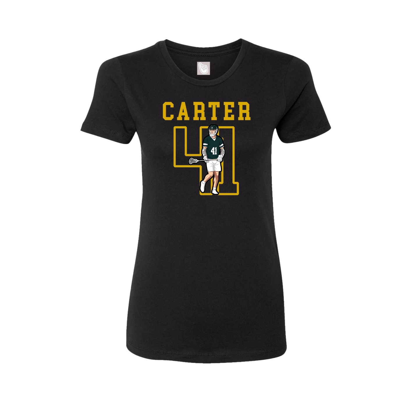 Fitted Women's Tee — Shirsey in Black