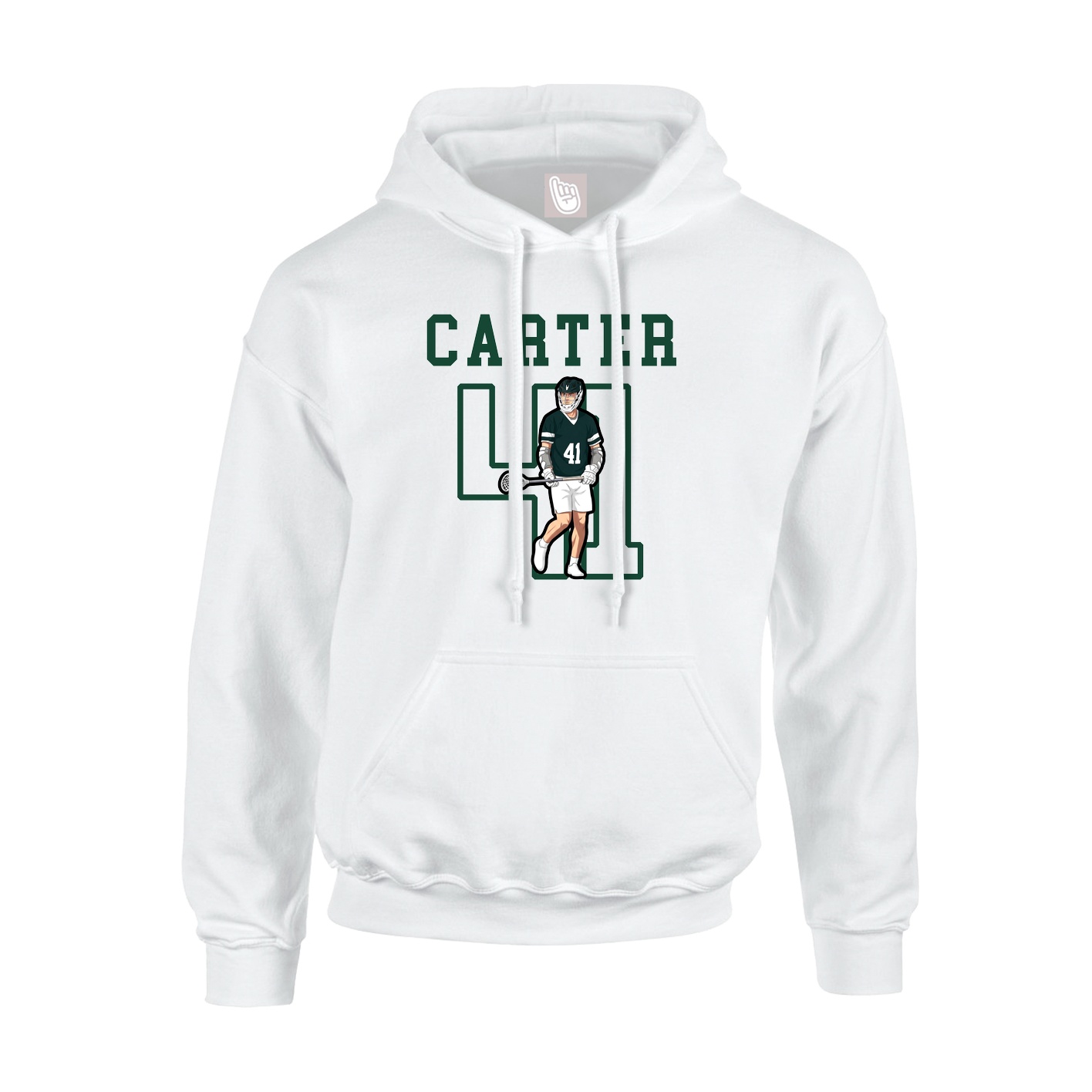 Youth Hoodie — Shirsey in White