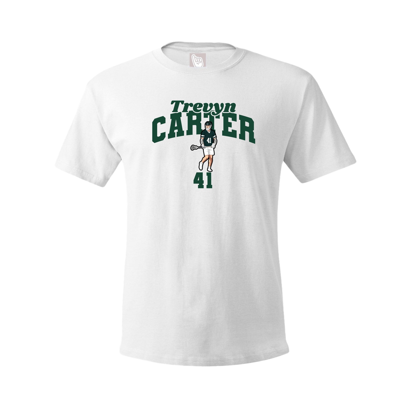 Youth Tee — Signature Arch in White