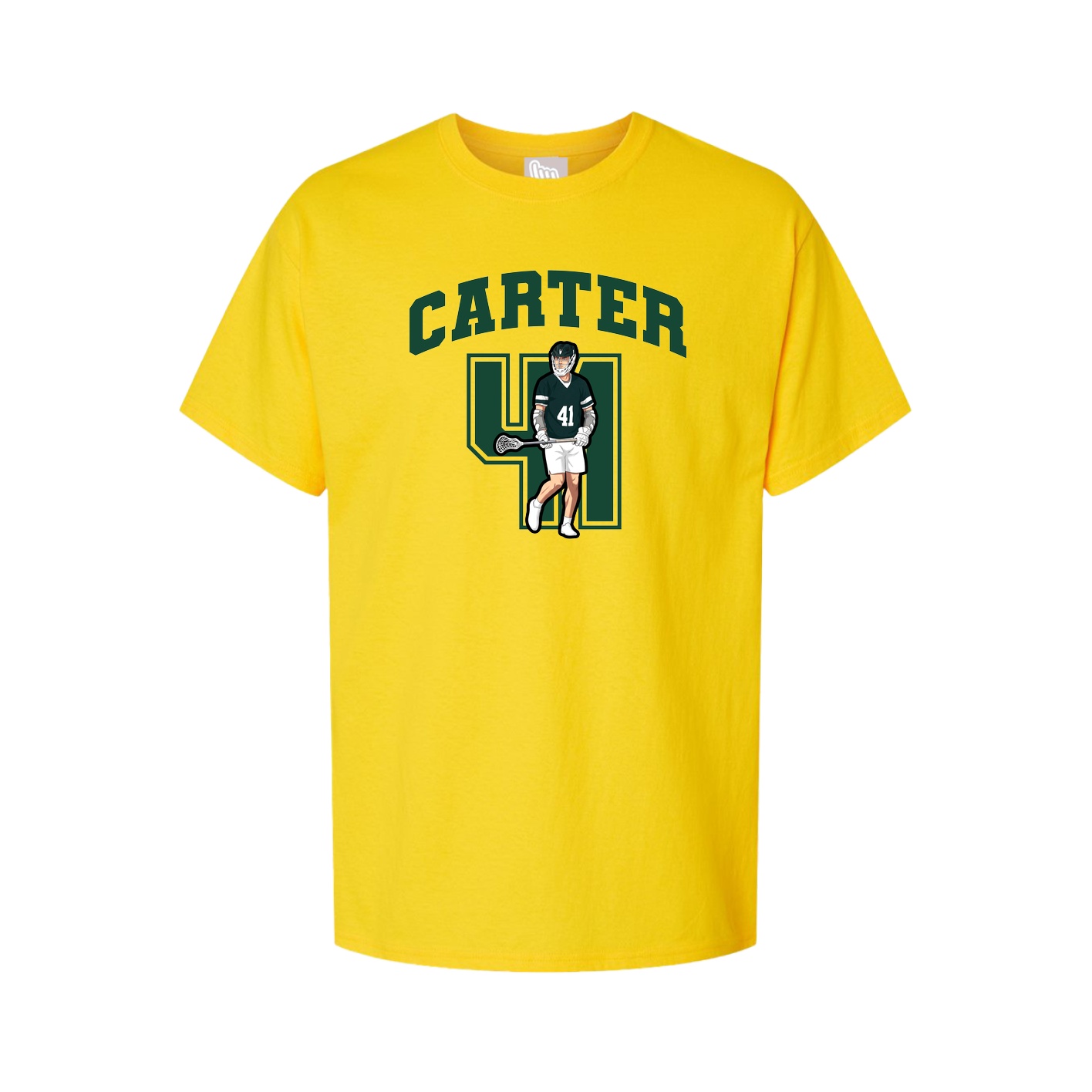 Youth Tee — Number in Gold