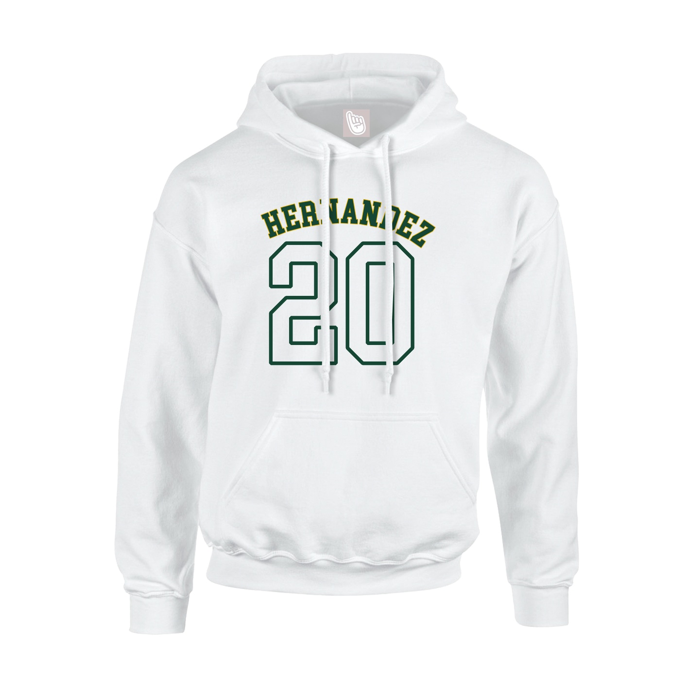 Youth Hoodie — Shirsey Arch in White