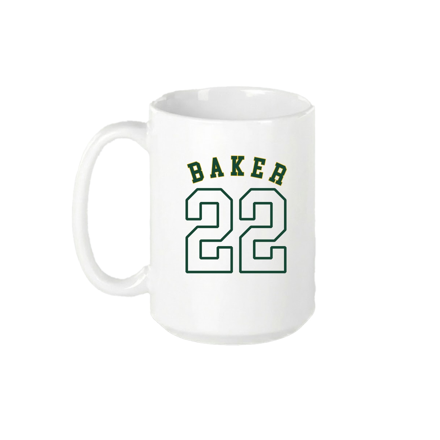 15oz Coffee Mug — Shirsey Arch in White
