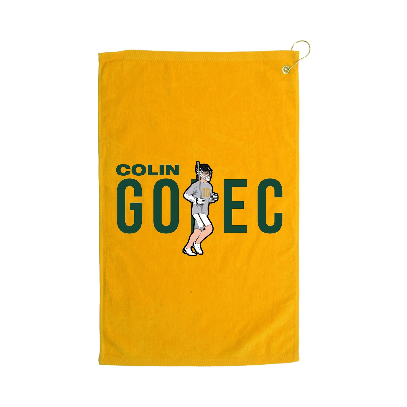 Golf Towel — Player Name in Gold