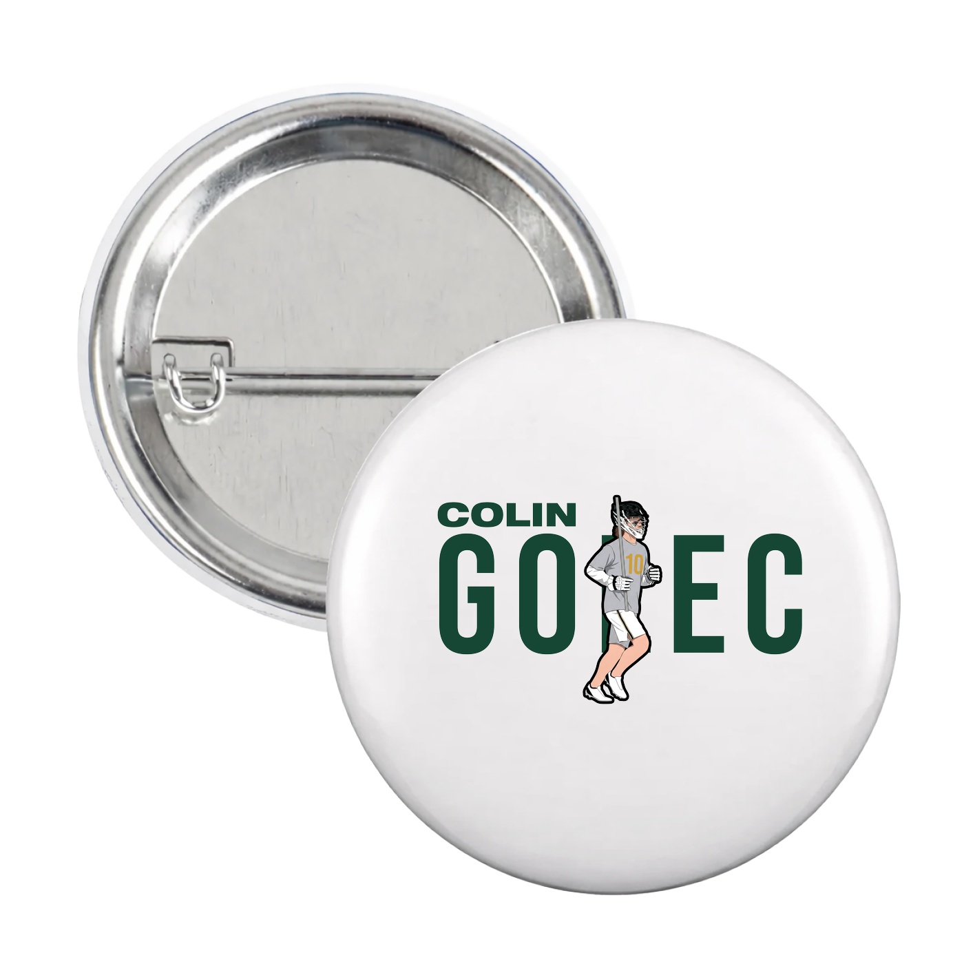 Game Day Button — Player Name in White