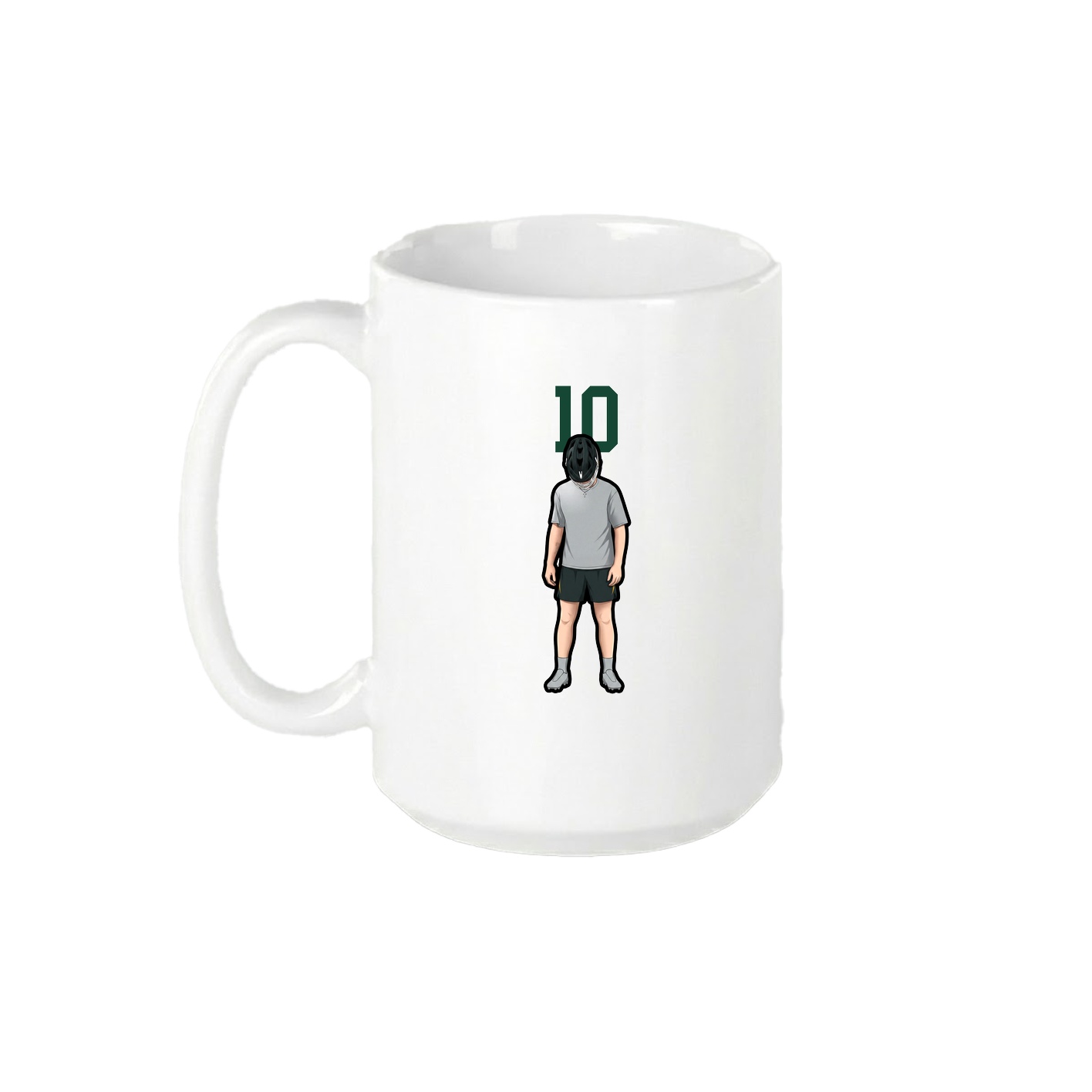 15oz Coffee Mug — Number Top in White