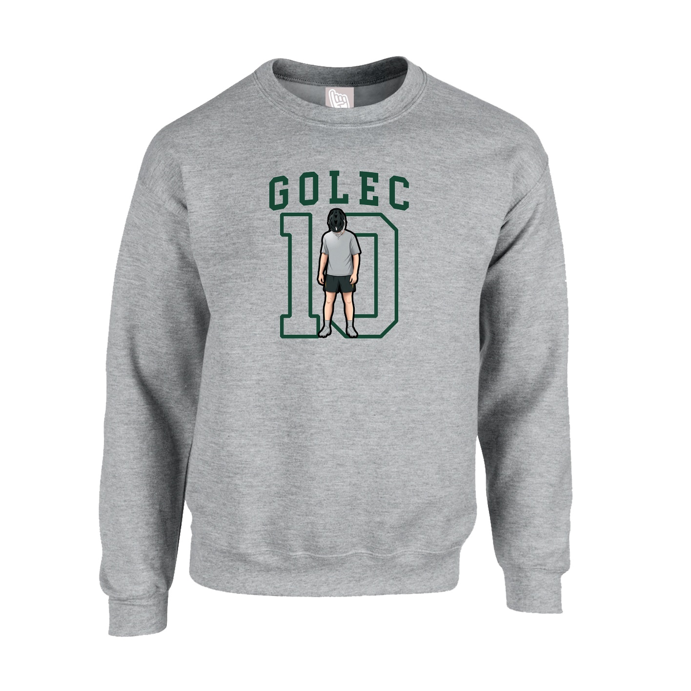 Fleece Crew — Shirsey in Grey