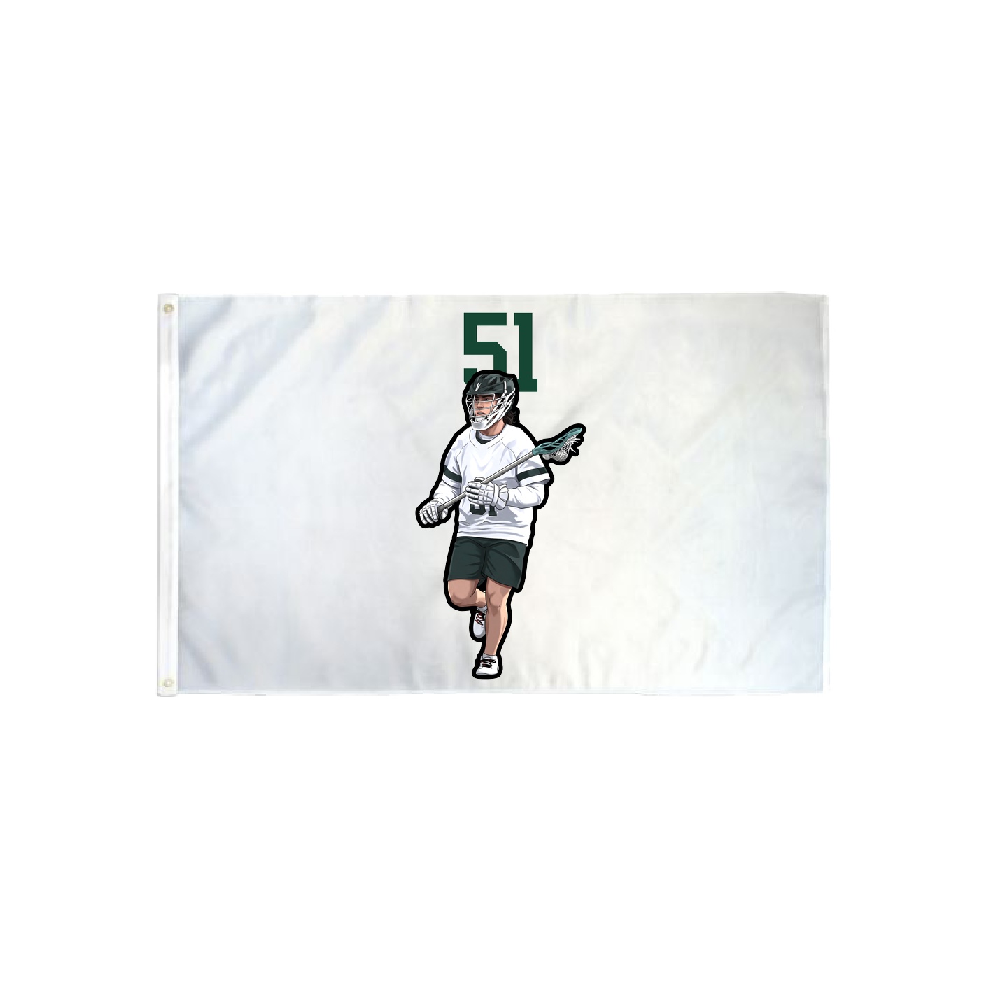 3x5 Flag — Number Top in Classic