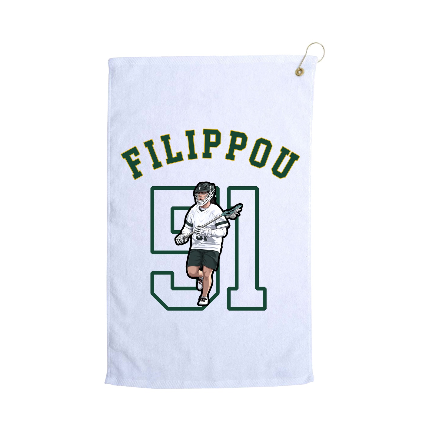 Golf Towel — Shirsey Arch in White