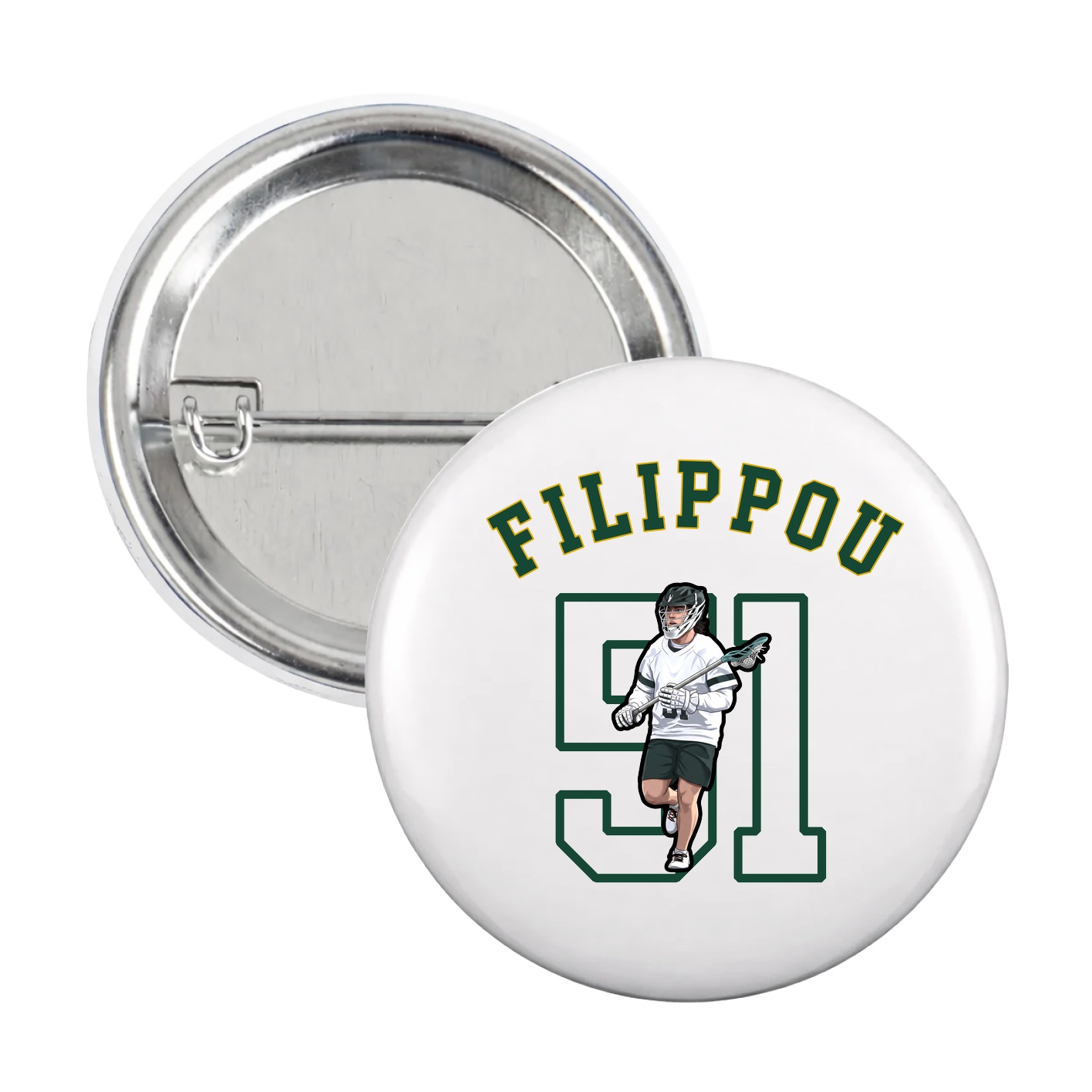 Game Day Button — Shirsey Arch in White