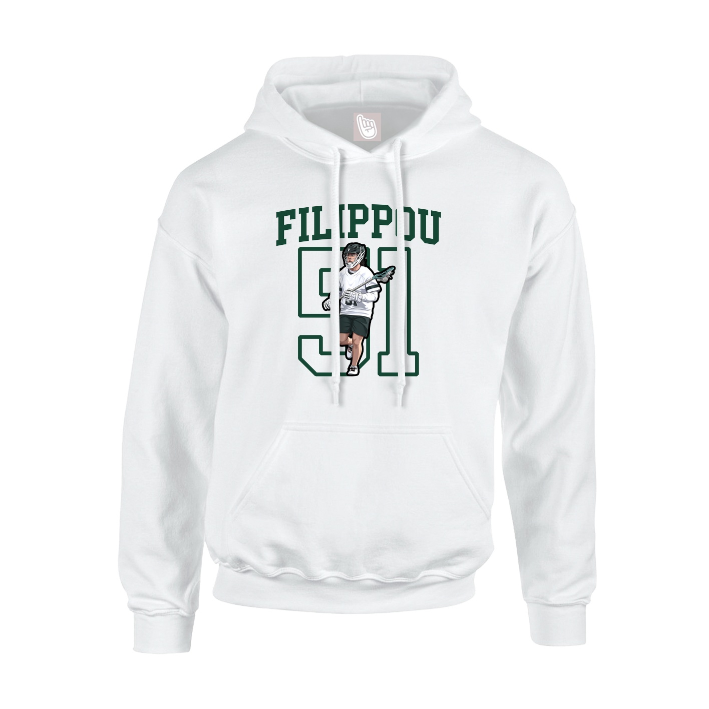 Youth Hoodie — Shirsey in White