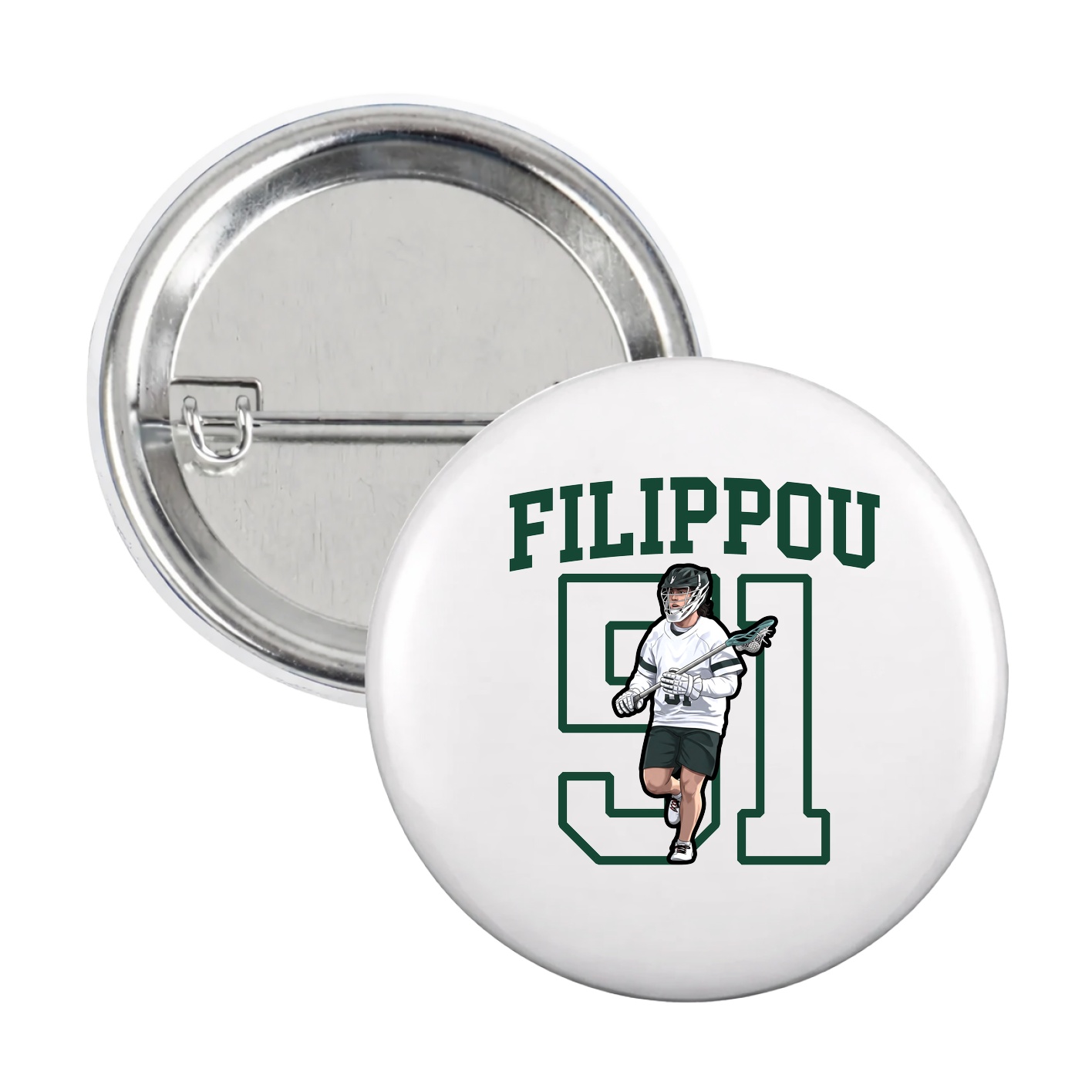 Game Day Button — Shirsey in White