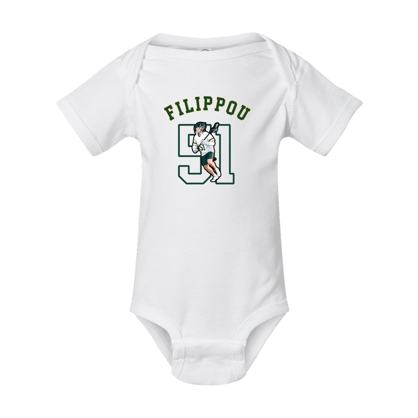 Baby Onesie — Shirsey Arch in White