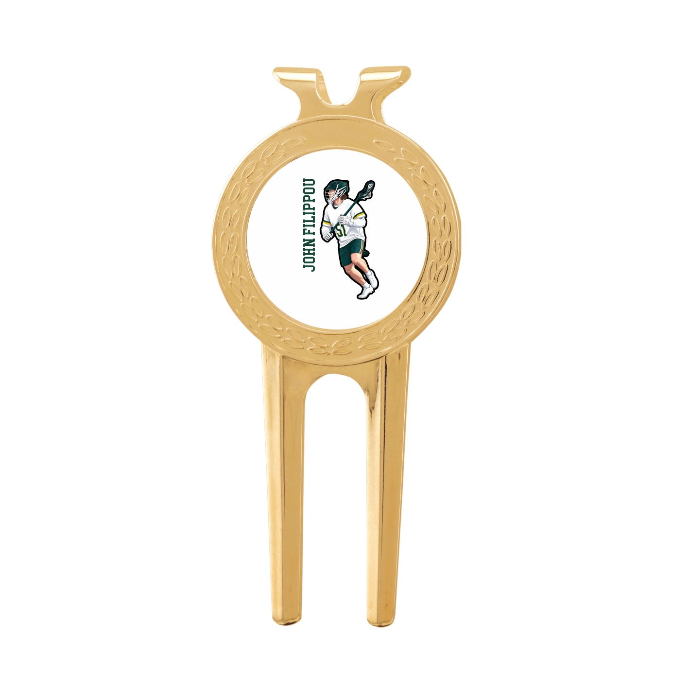 Divot Tool with Ball Marker — Name Vertical in Classic
