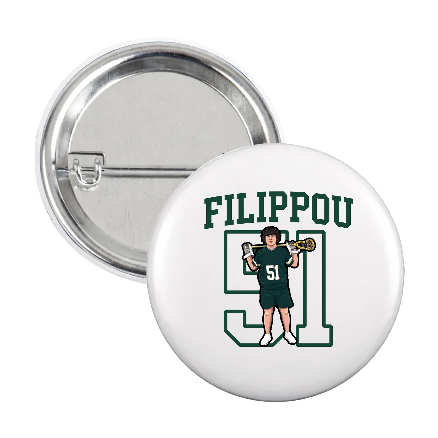 Game Day Button — Shirsey in White