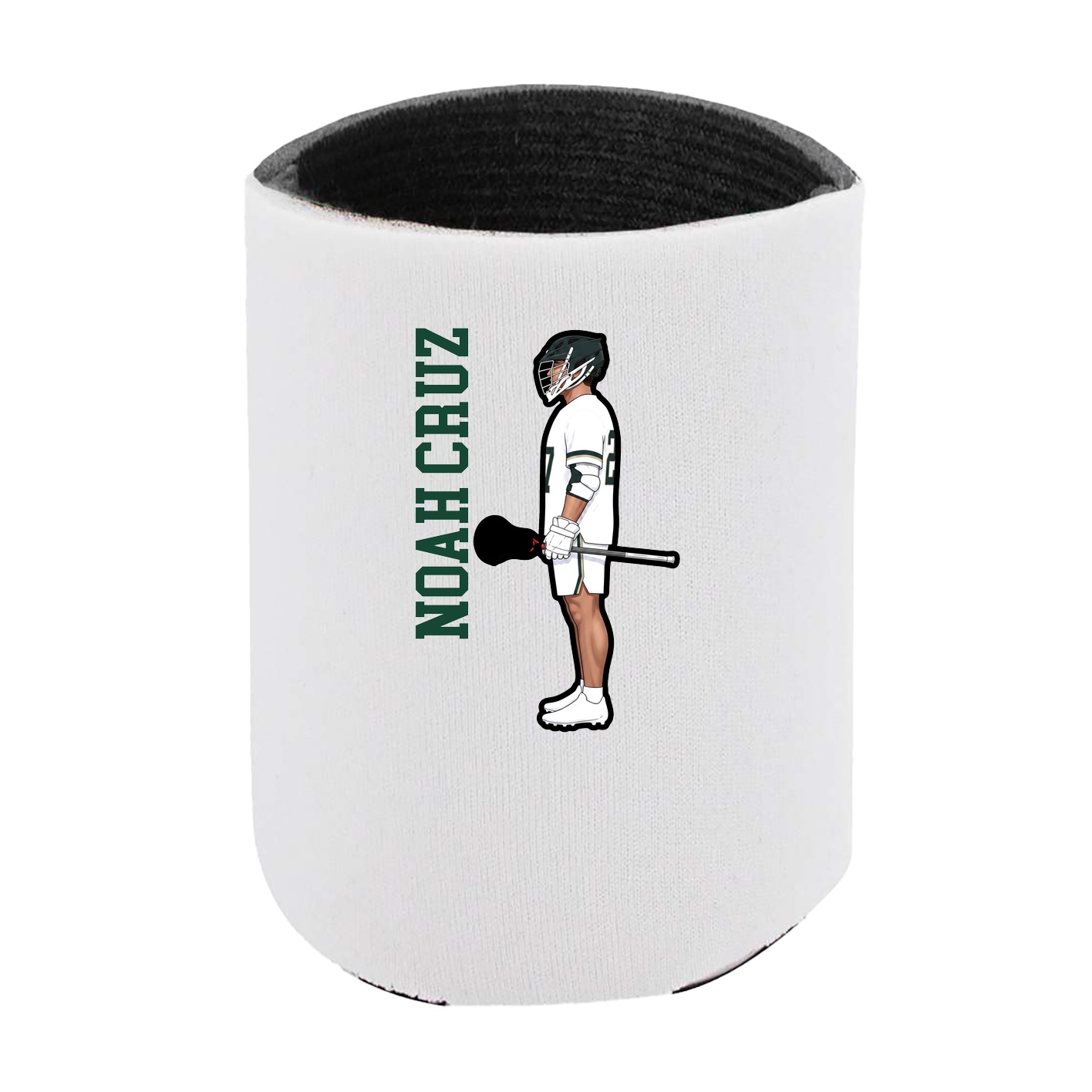 Can Holder — Name Vertical in White